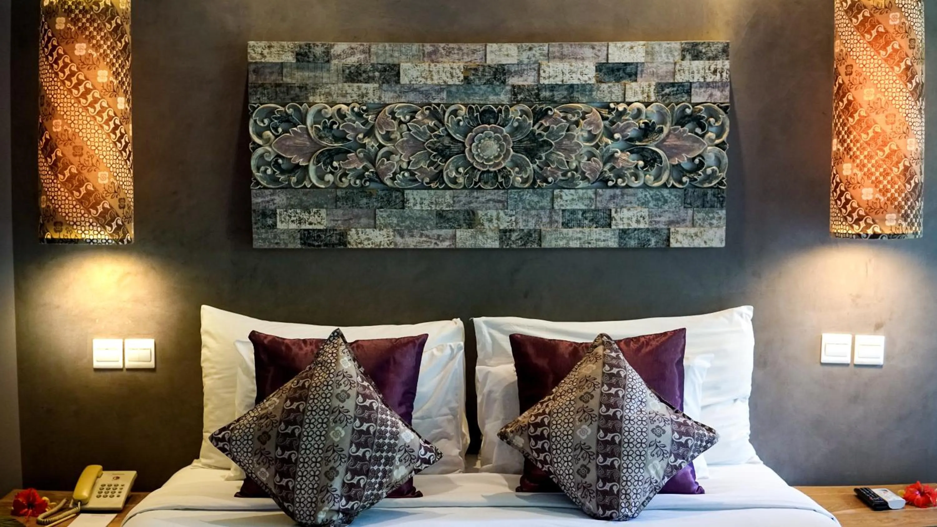 Bed in MATHIS Retreat Ubud