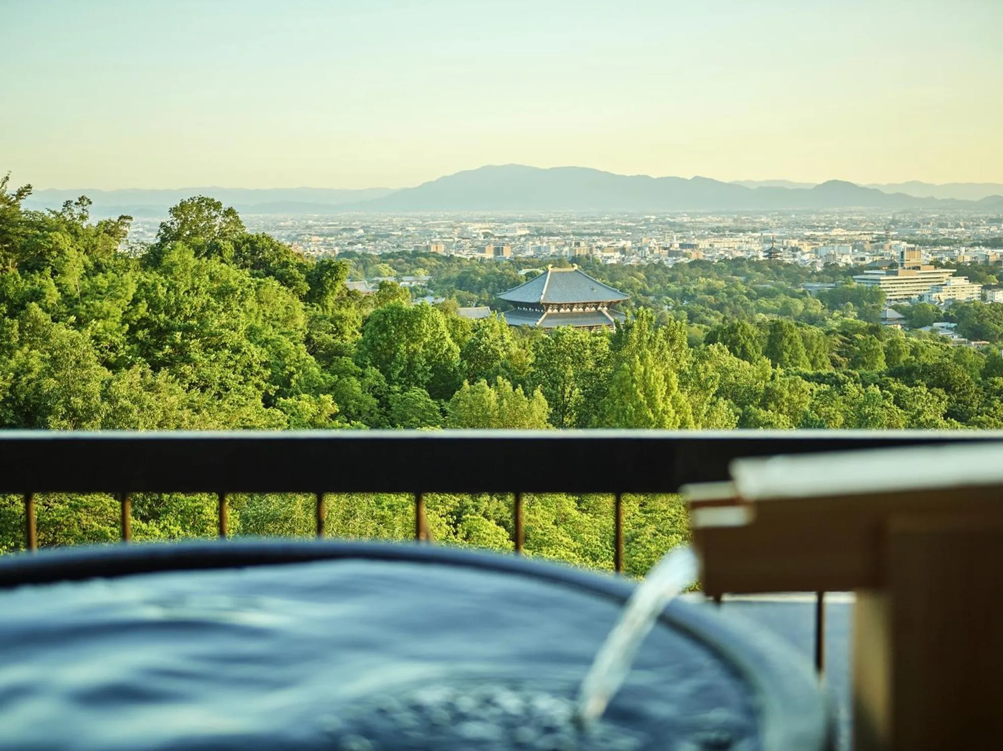 Open Air Bath in ANDO HOTEL NARA Wakakusayama -DLIGHT LIFE & HOTELS-