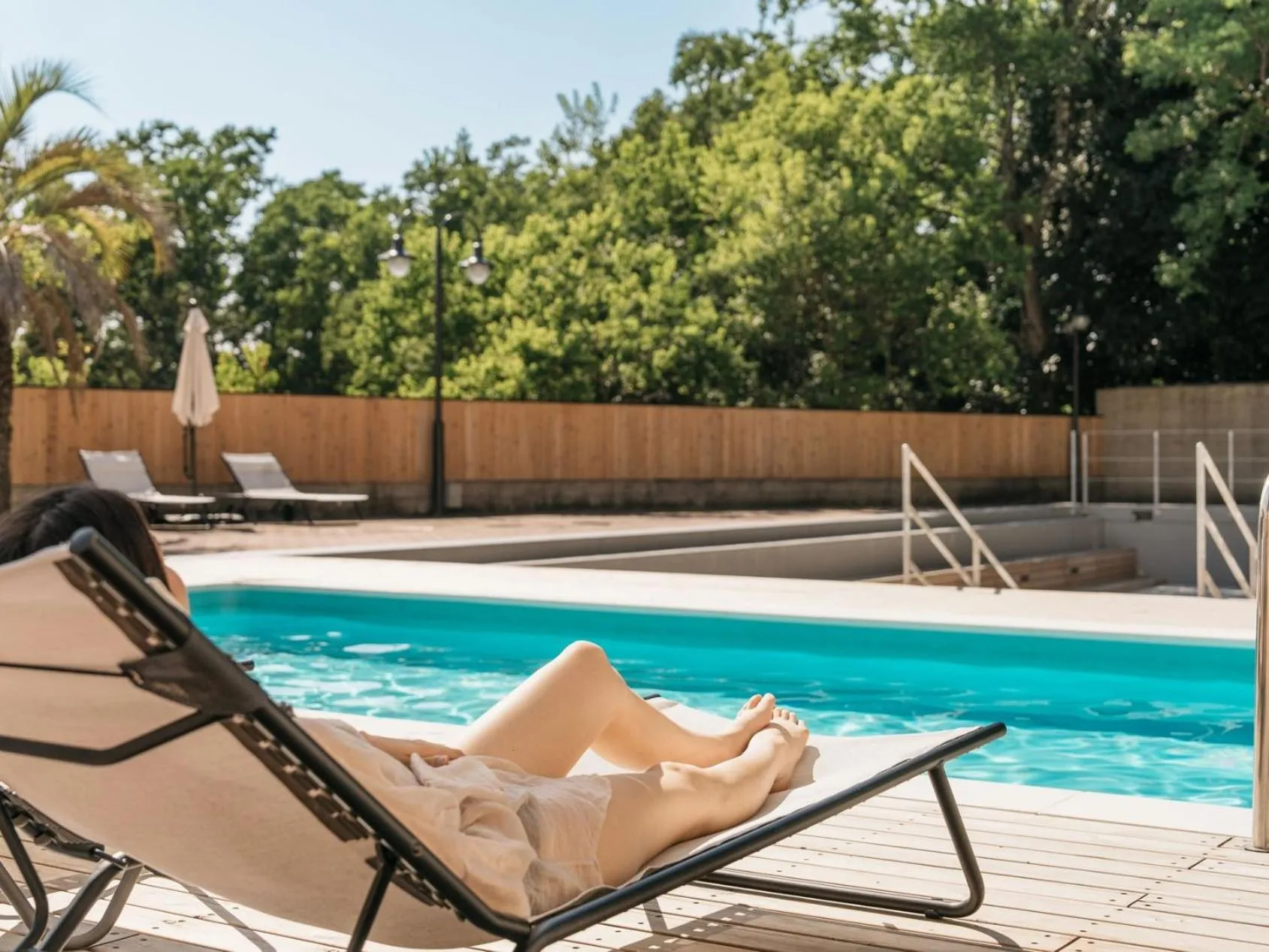 Swimming pool in ANDO HOTEL NARA Wakakusayama -DLIGHT LIFE & HOTELS-