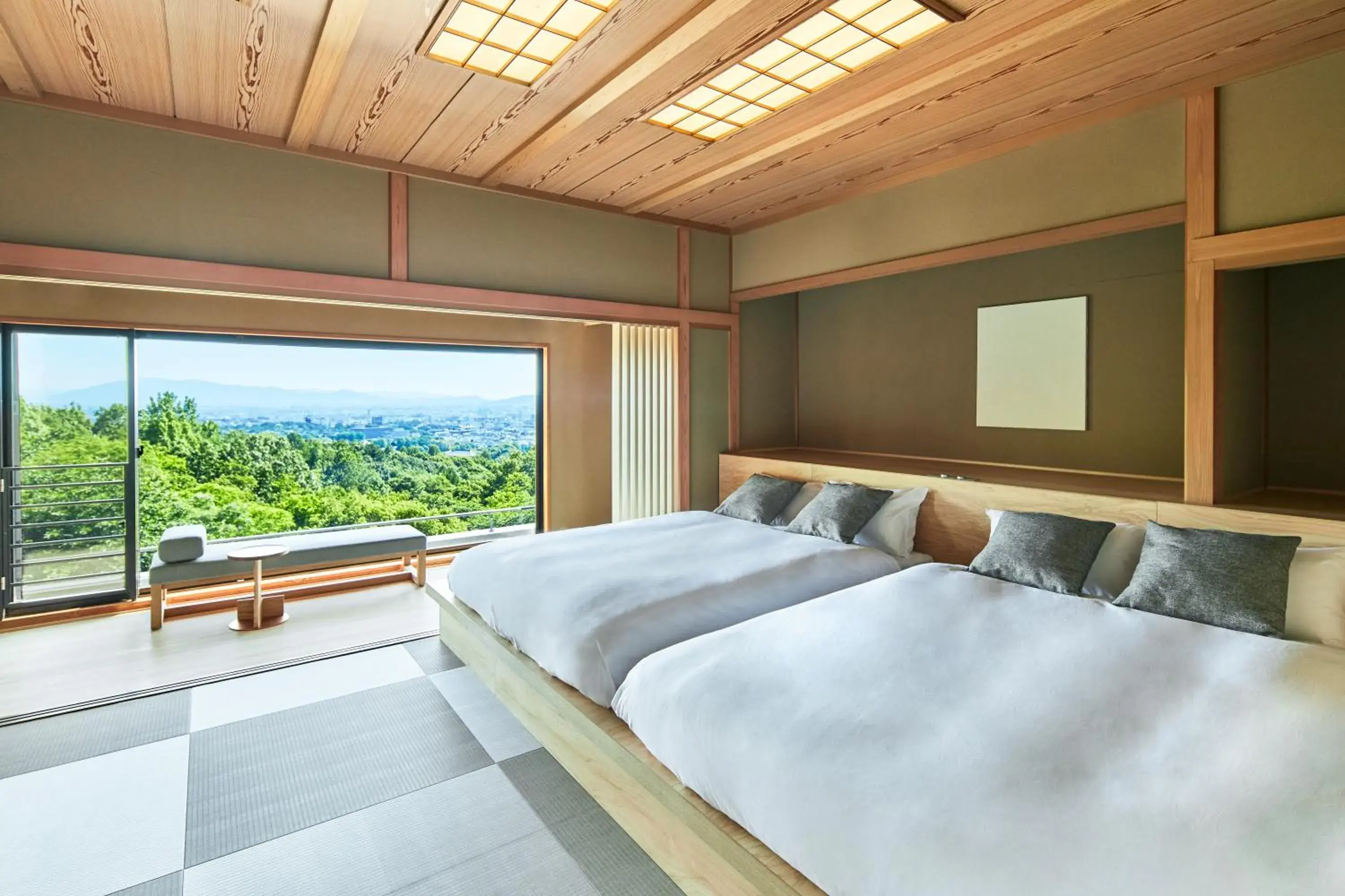 Premier Double Room with Two Double Beds in ANDO HOTEL NARA Wakakusayama -DLIGHT LIFE & HOTELS- Premier Double Room with Two Double Beds in ANDO HOTEL NARA Wakakusayama -DLIGHT LIFE & HOTELS-