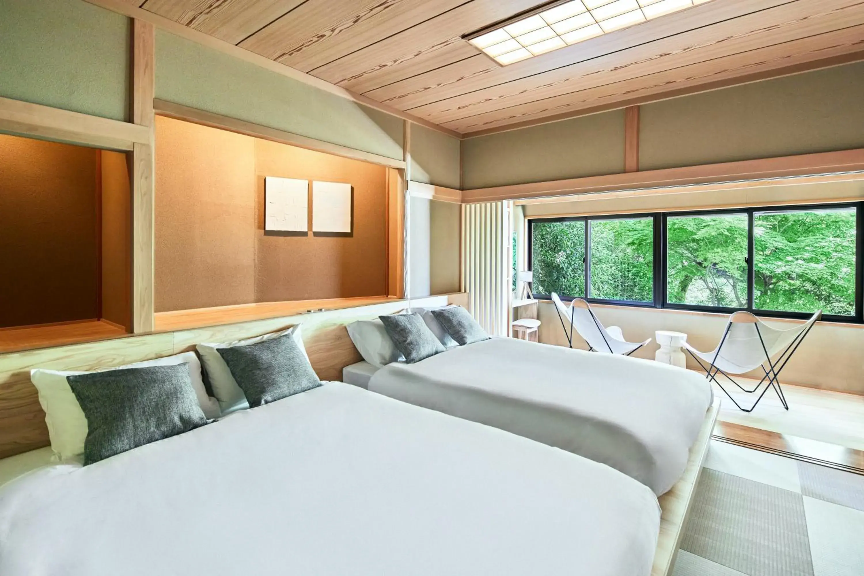 Deluxe Twin Room with Garden View in ANDO HOTEL NARA Wakakusayama -DLIGHT LIFE & HOTELS- Deluxe Twin Room with Garden View in ANDO HOTEL NARA Wakakusayama -DLIGHT LIFE & HOTELS-