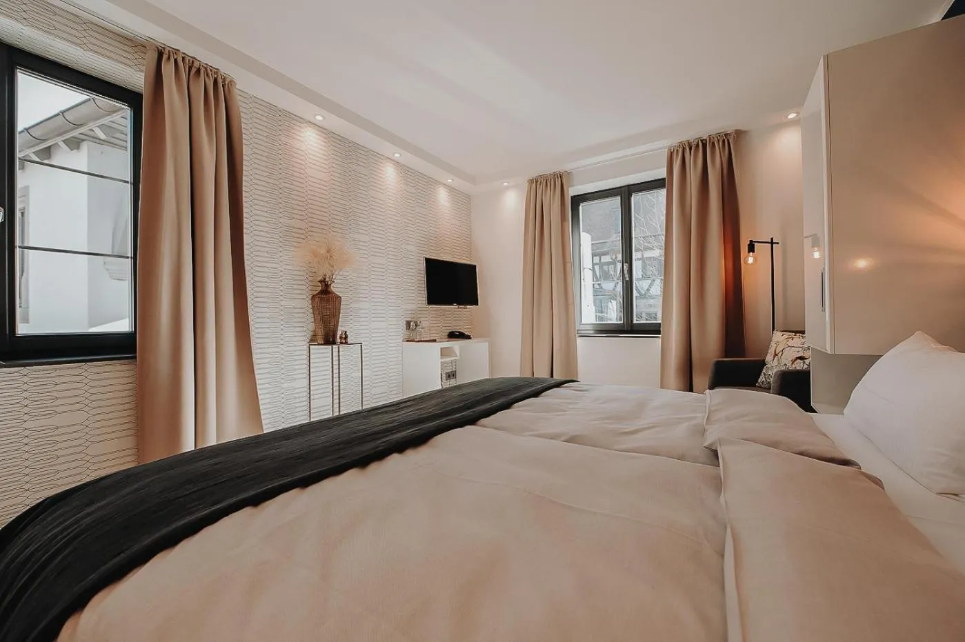 Bed in Hotel Freihof