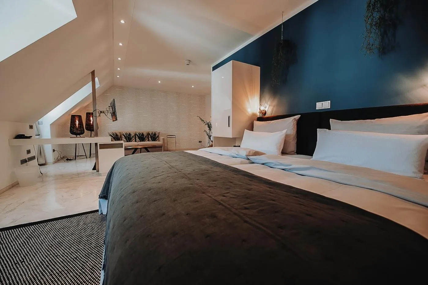 Bed in Hotel Freihof