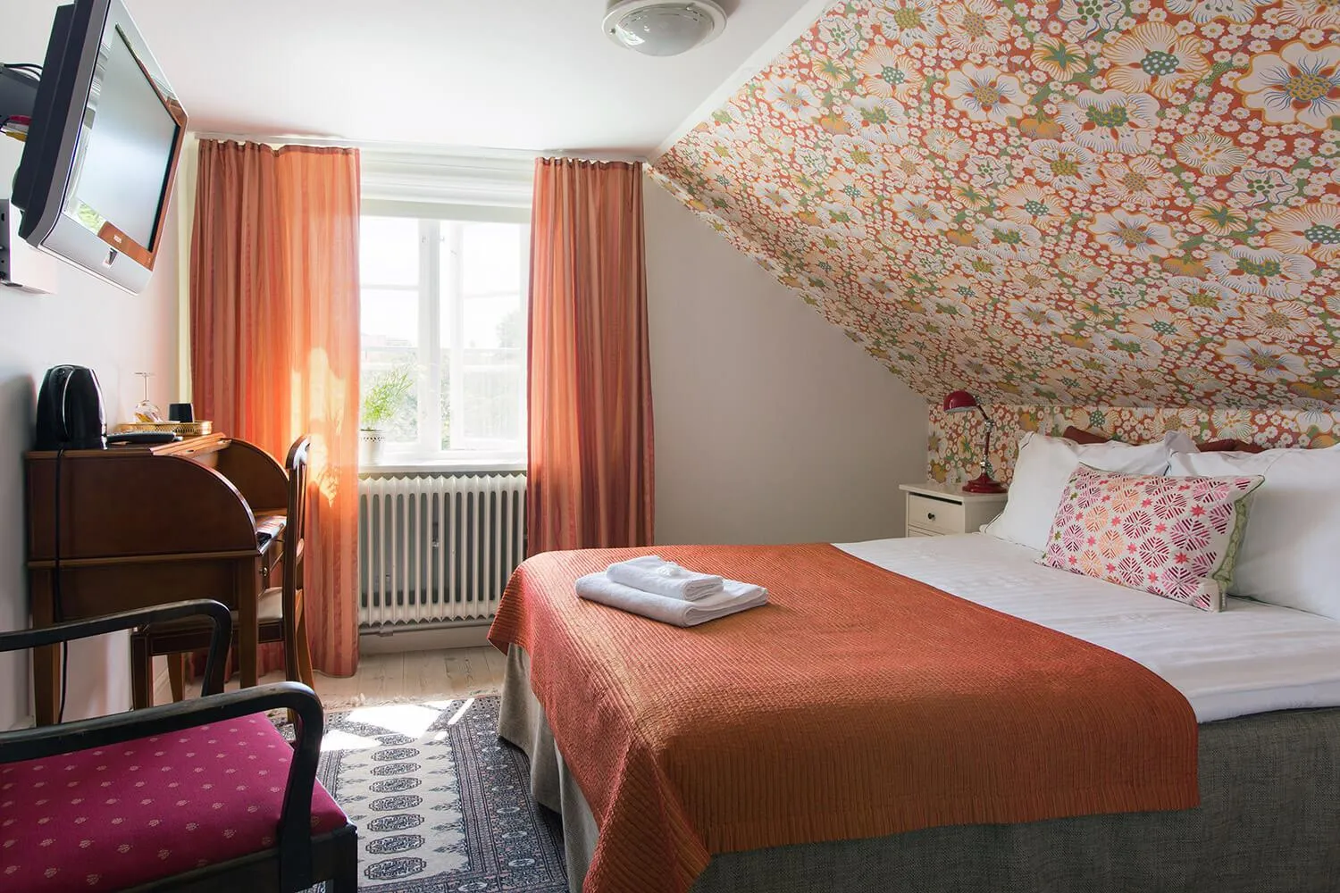 Bed in Hotell Villa Vesta