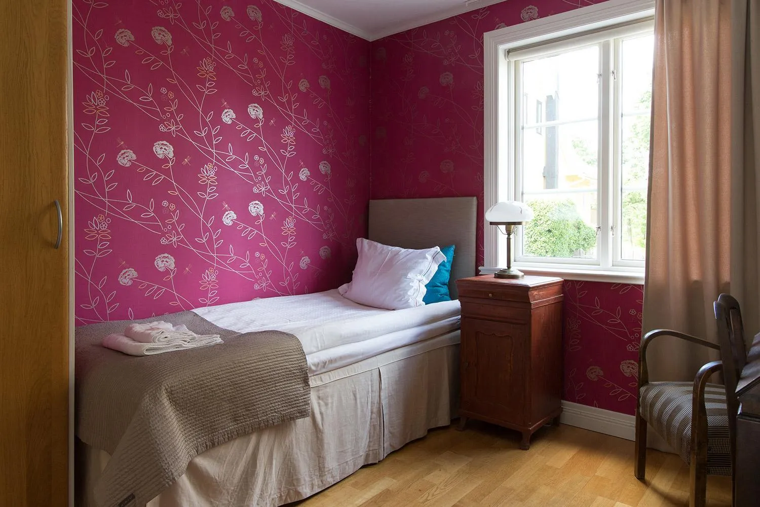 Bed in Hotell Villa Vesta