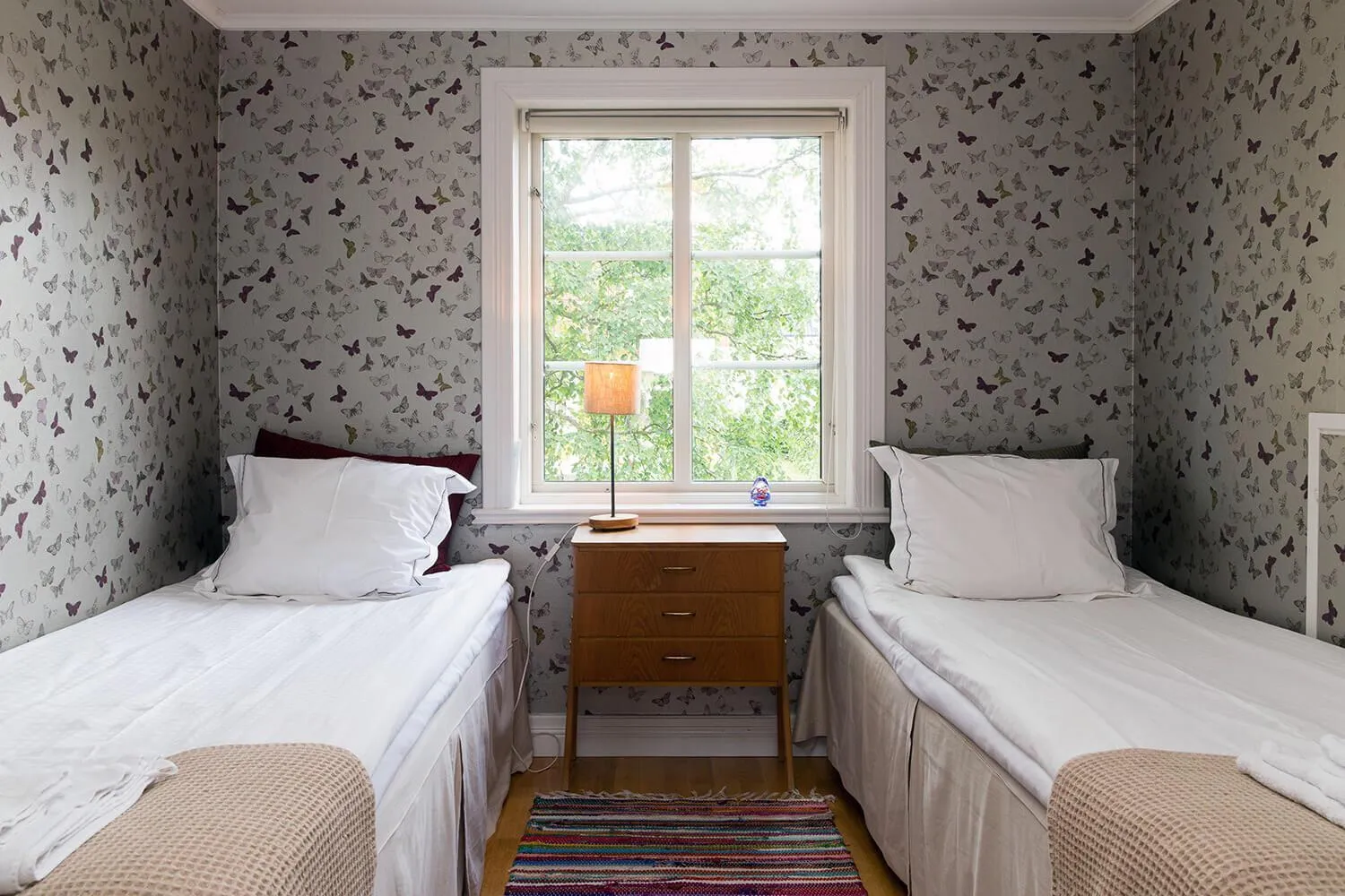 Bed in Hotell Villa Vesta