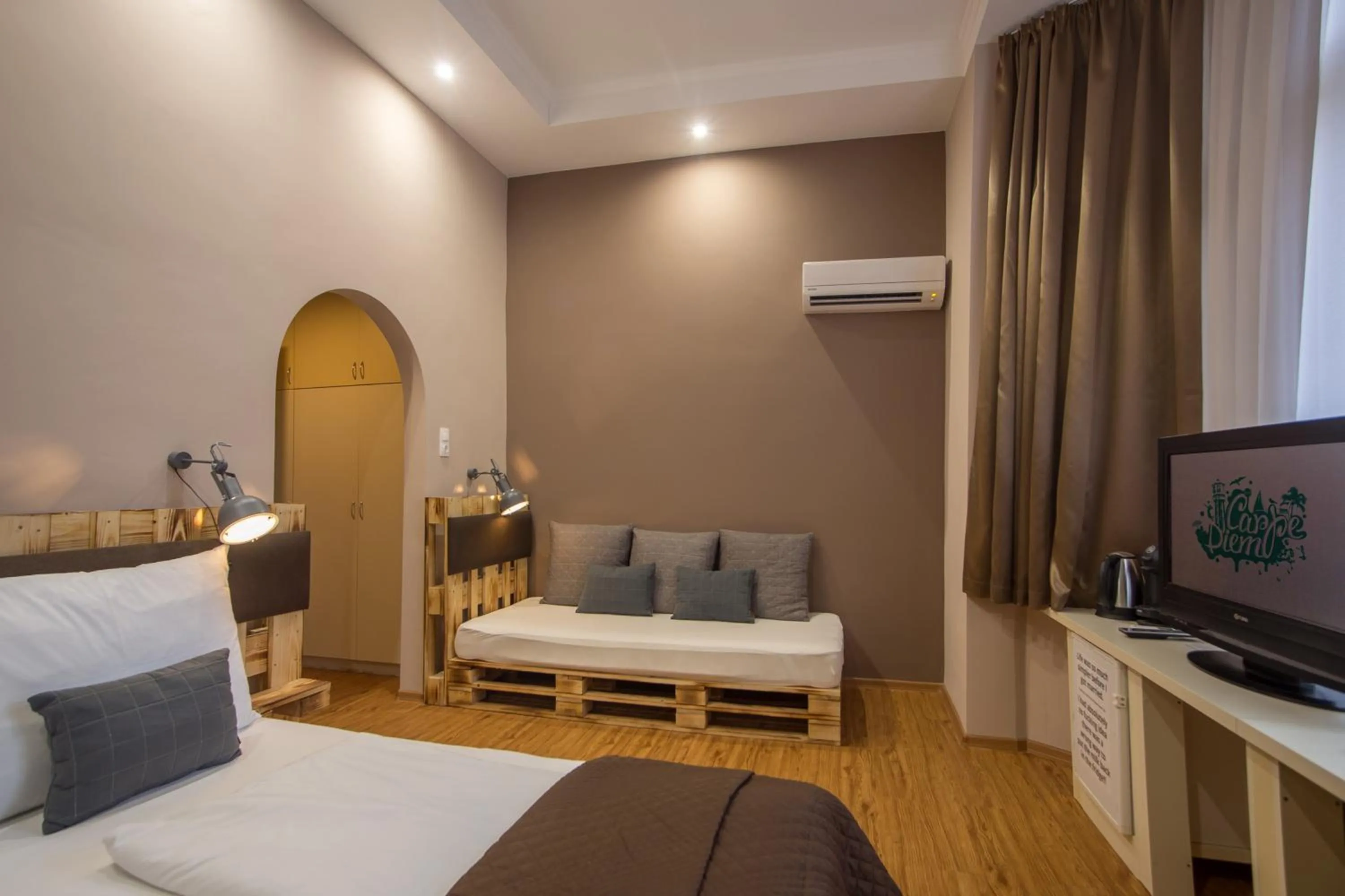 Bedroom, Bed in Hotel Carpe Diem