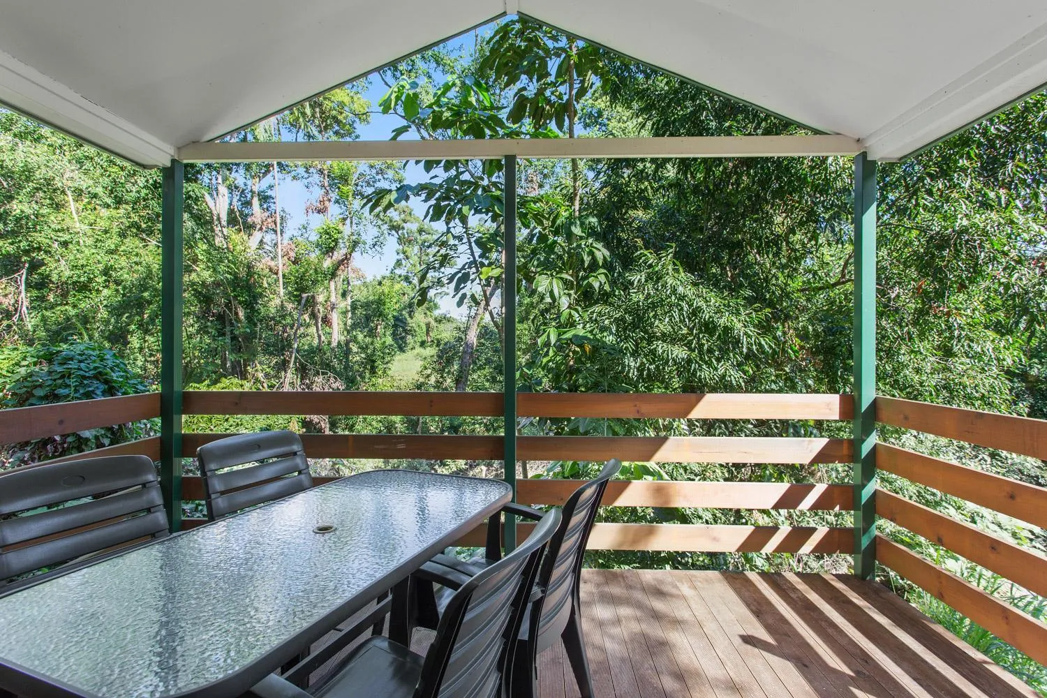 Garden in Landsborough Holiday Park