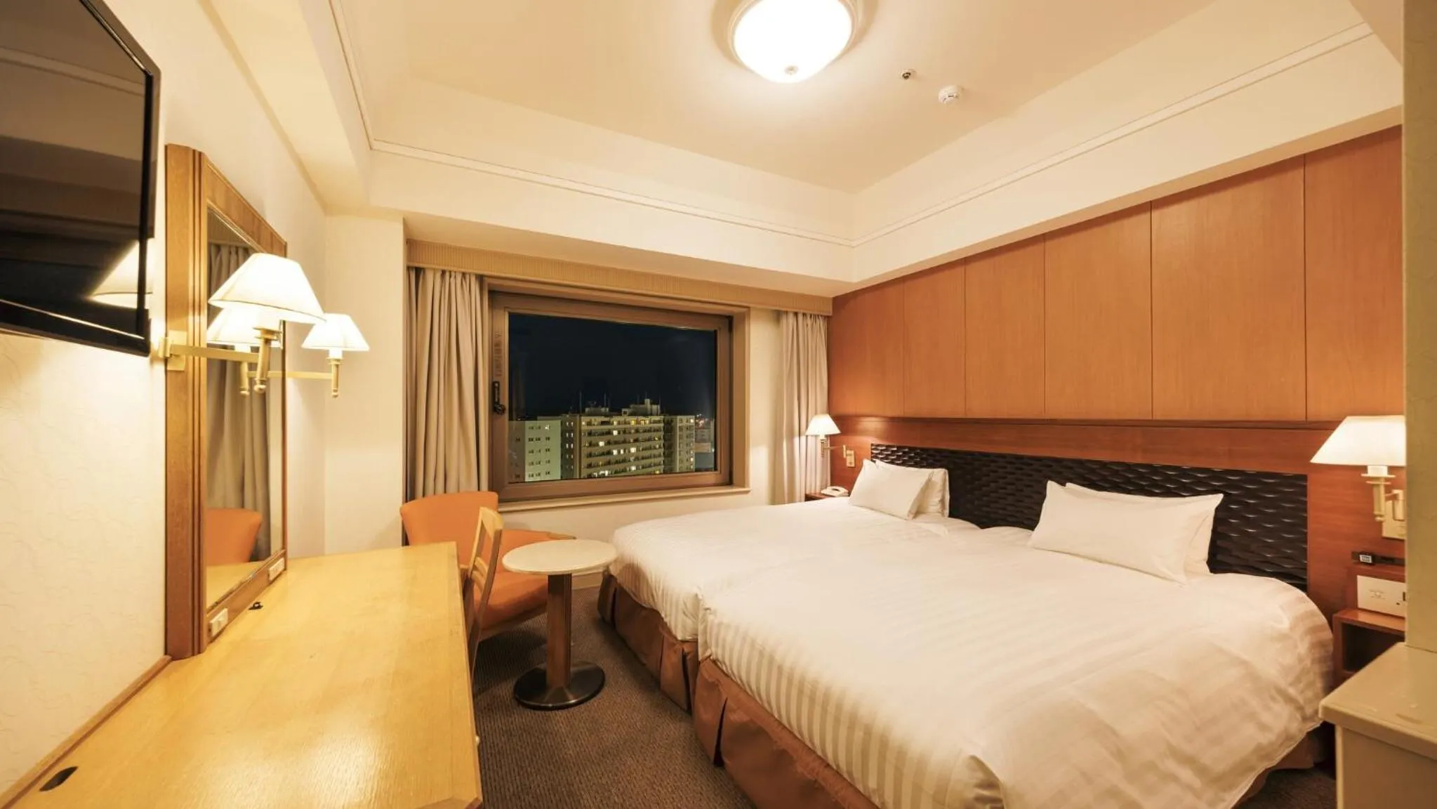 Bed in Hotel Nikko Northland Obihiro