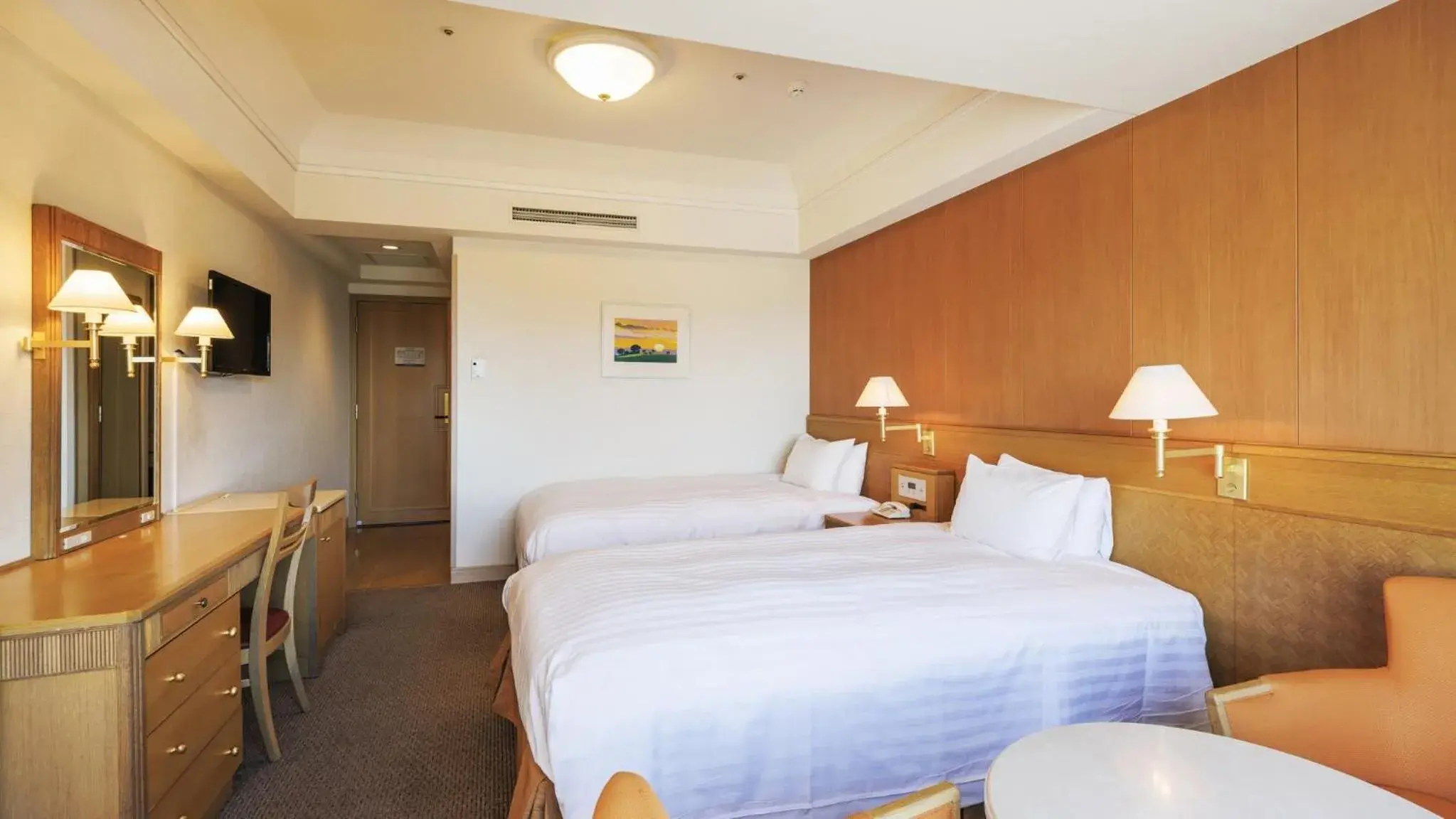 Bed in Hotel Nikko Northland Obihiro Bed in Hotel Nikko Northland Obihiro