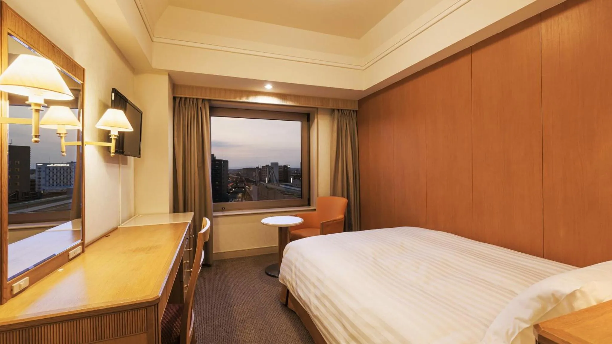 Bed in Hotel Nikko Northland Obihiro