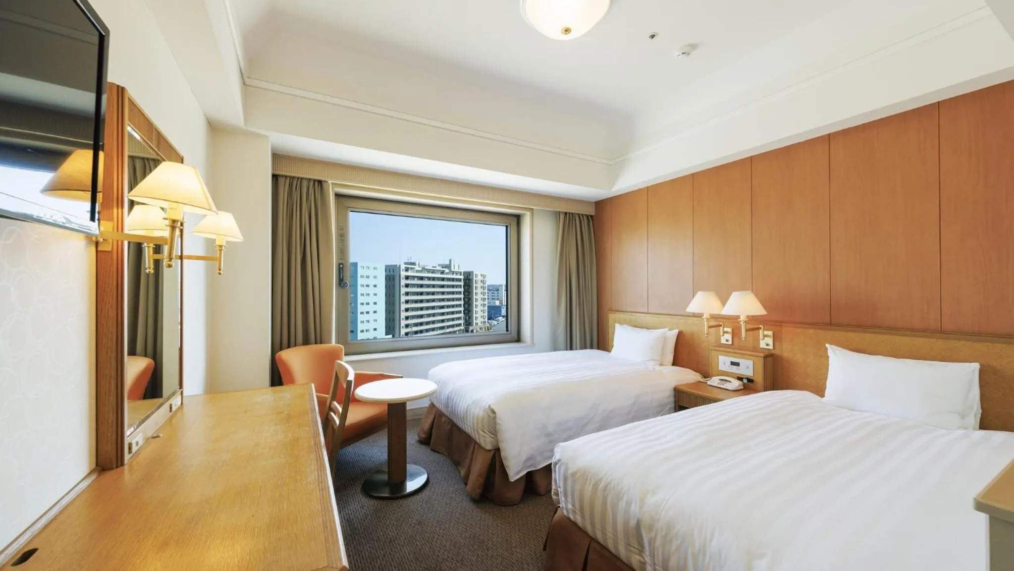 Bed in Hotel Nikko Northland Obihiro