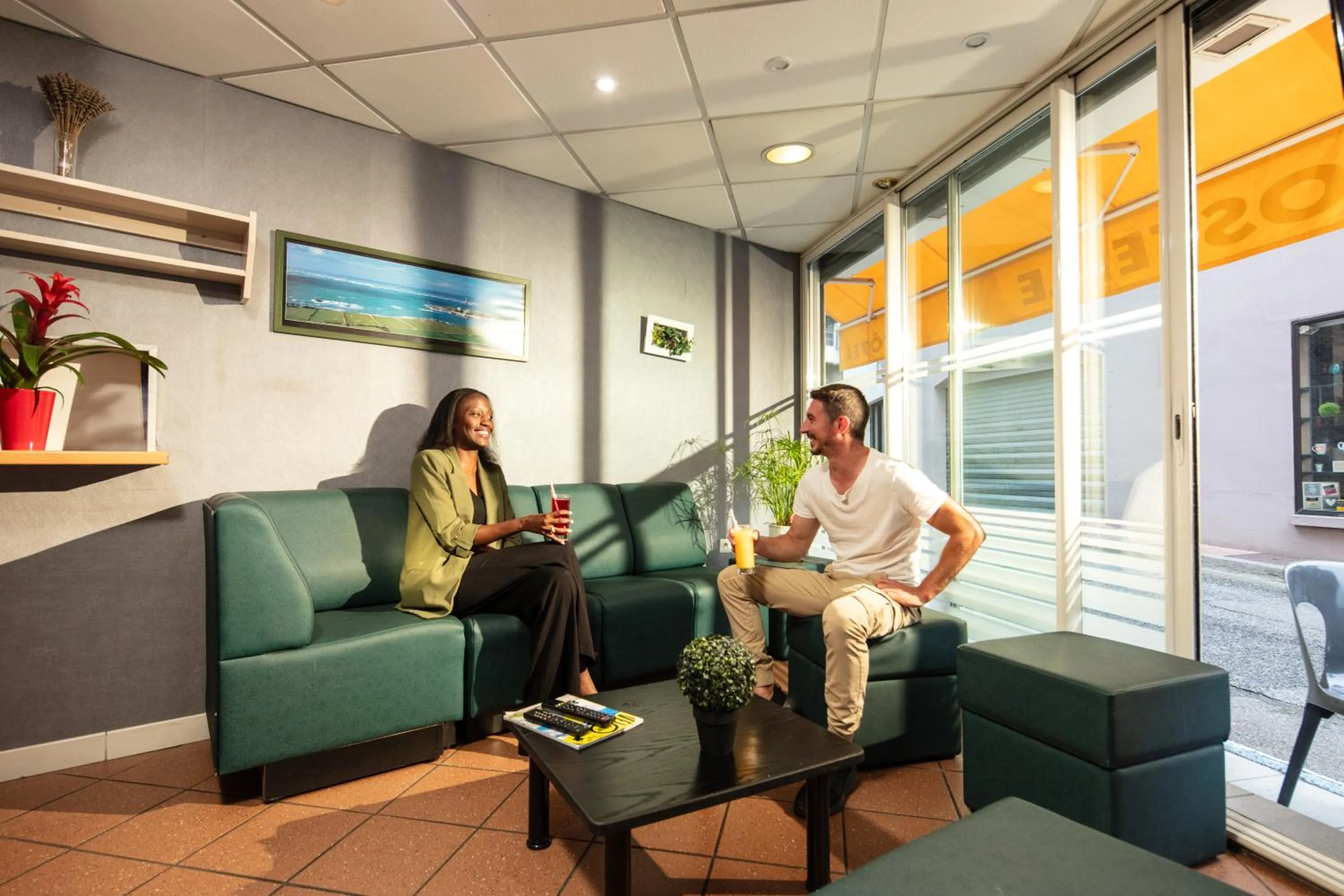 Living room in Hôtel Compostelle