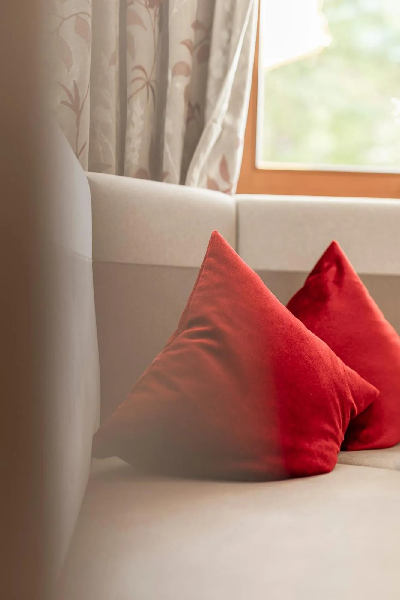 Decorative detail, Bed in Alpenpension Pfurtscheller