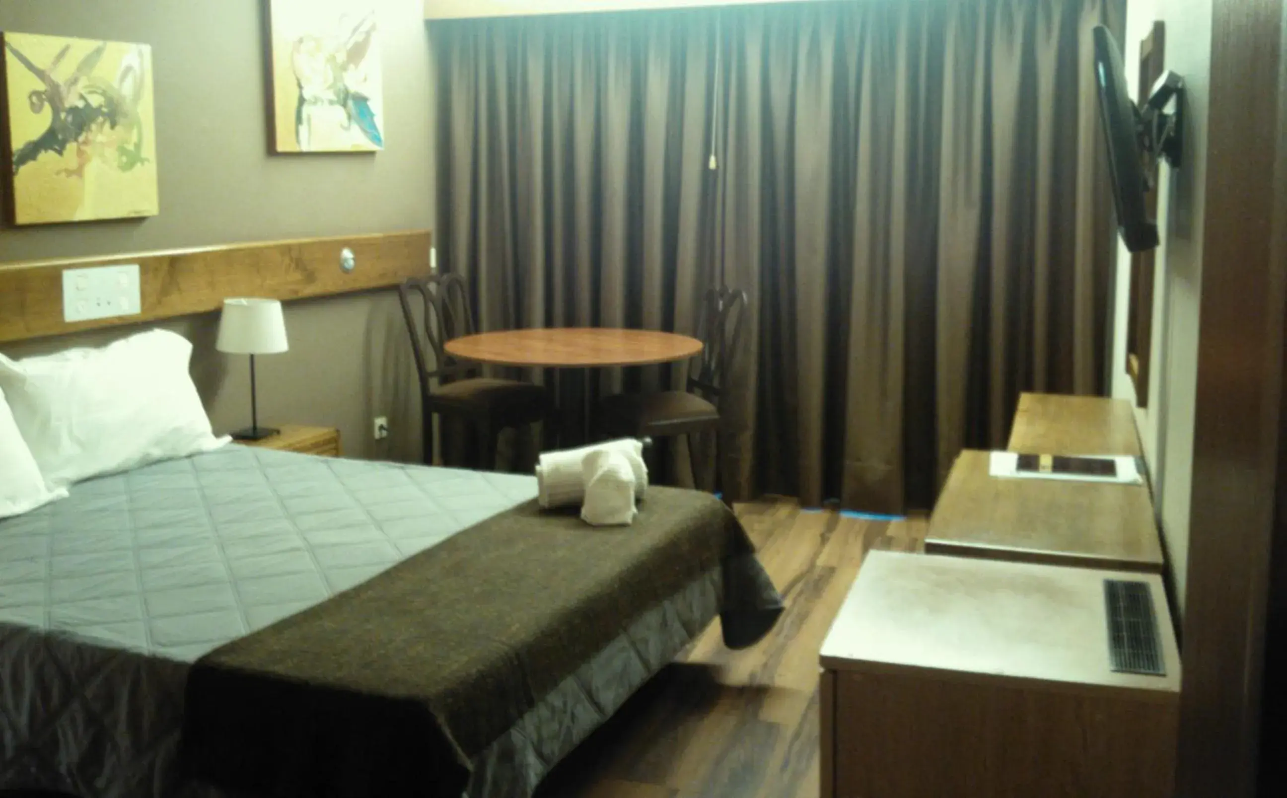 Bed in Hotel Meia Lua Bed in Hotel Meia Lua