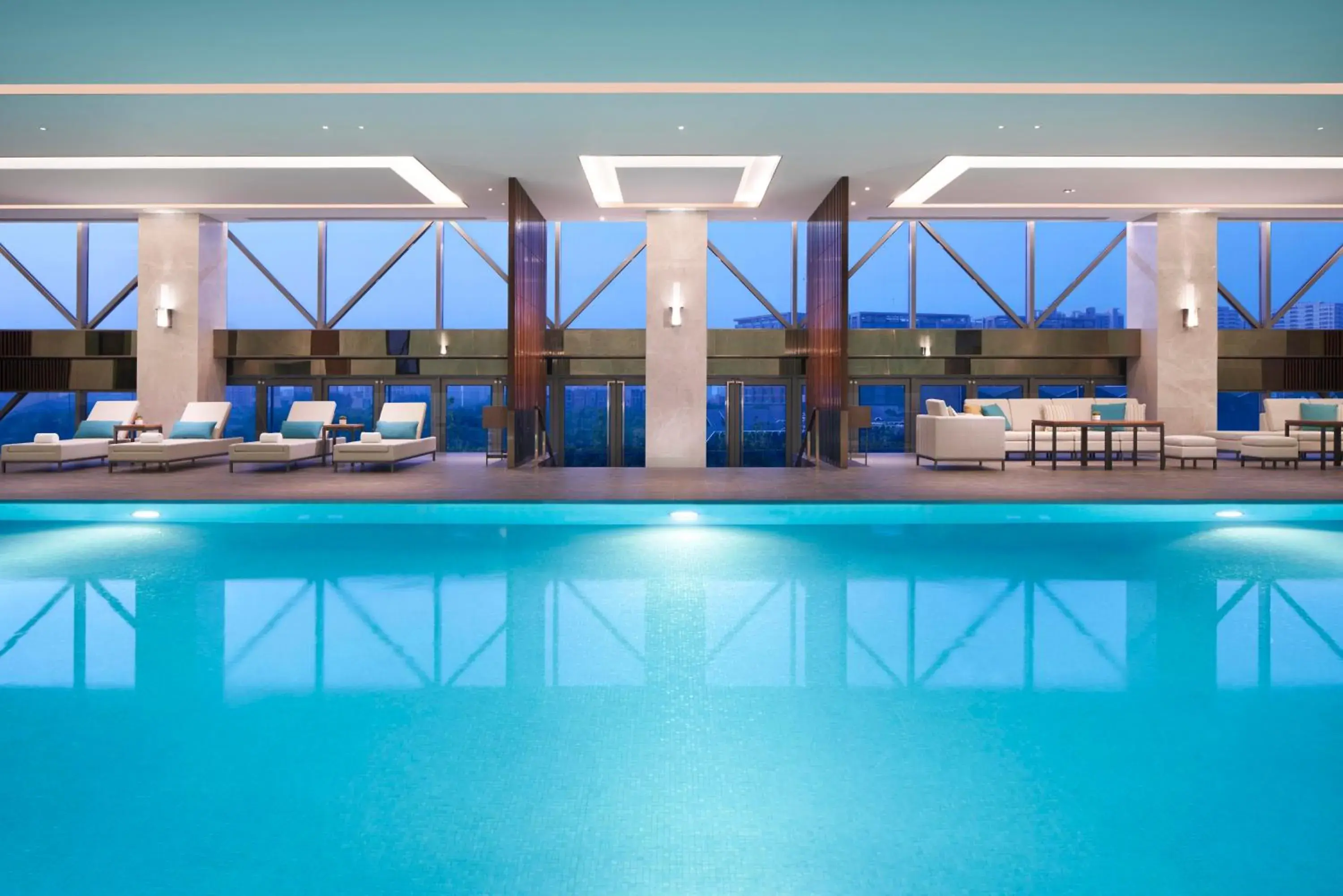 Swimming pool in Hyatt Regency Shanghai Jiading Swimming pool in Hyatt Regency Shanghai Jiading