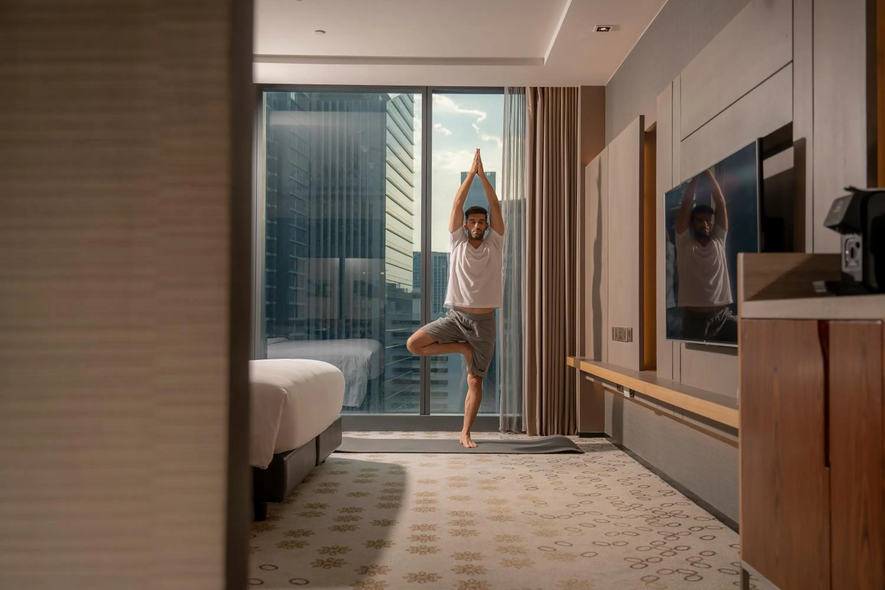 Bedroom, Bed in Hyatt Regency Bangkok Sukhumvit