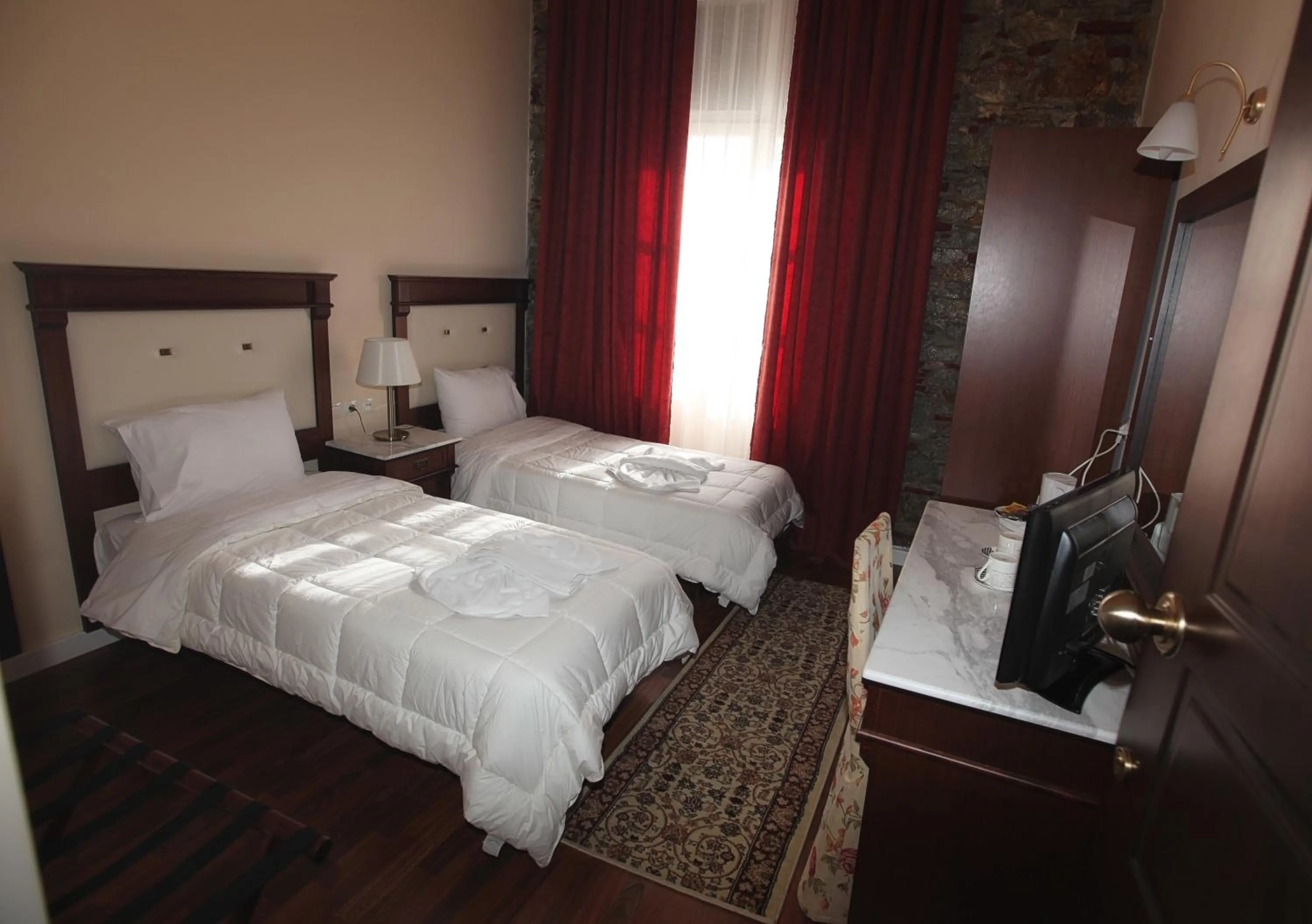 Bed in Hotel Aktaion Syros