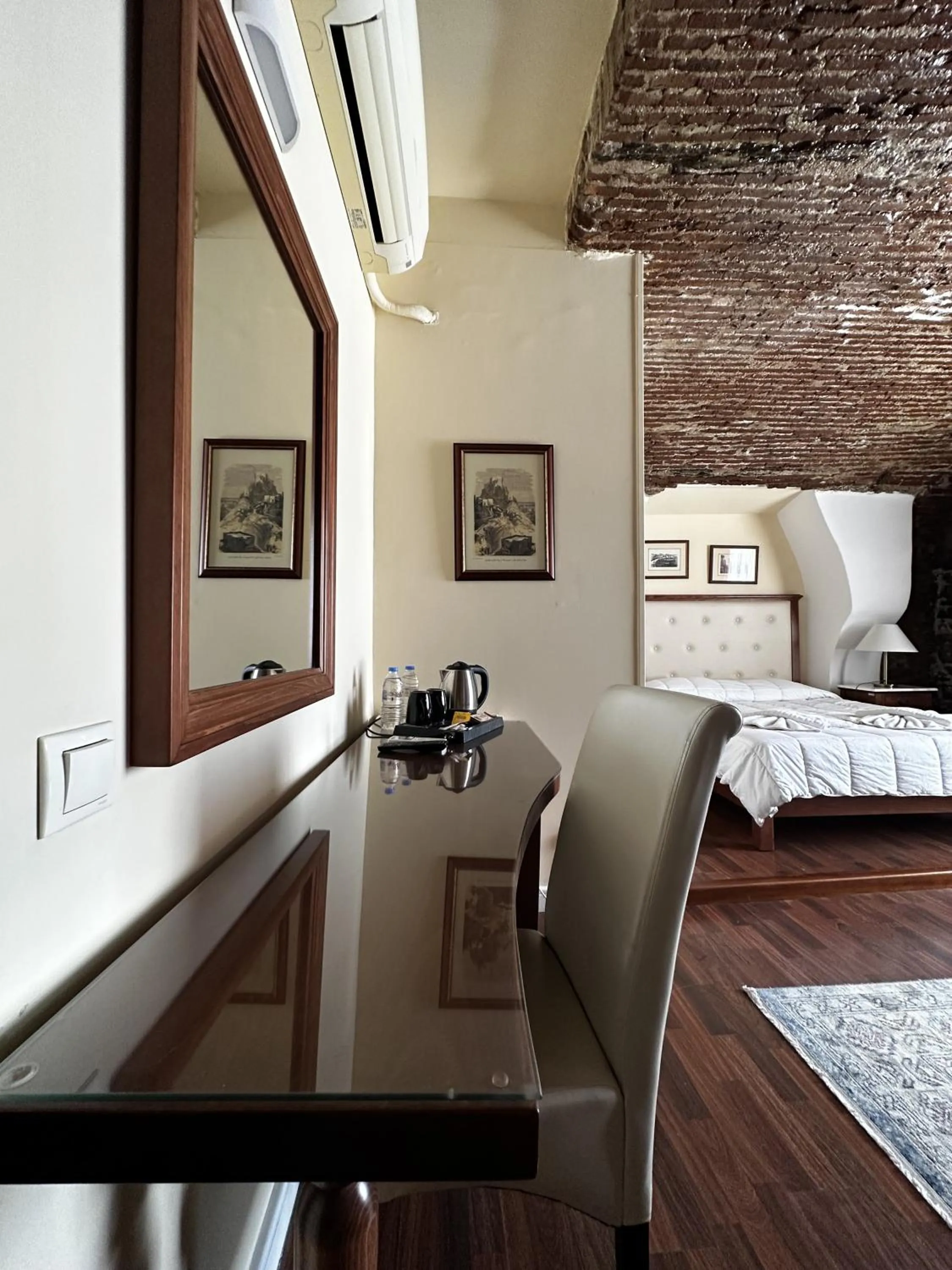 Bed in Hotel Aktaion Syros