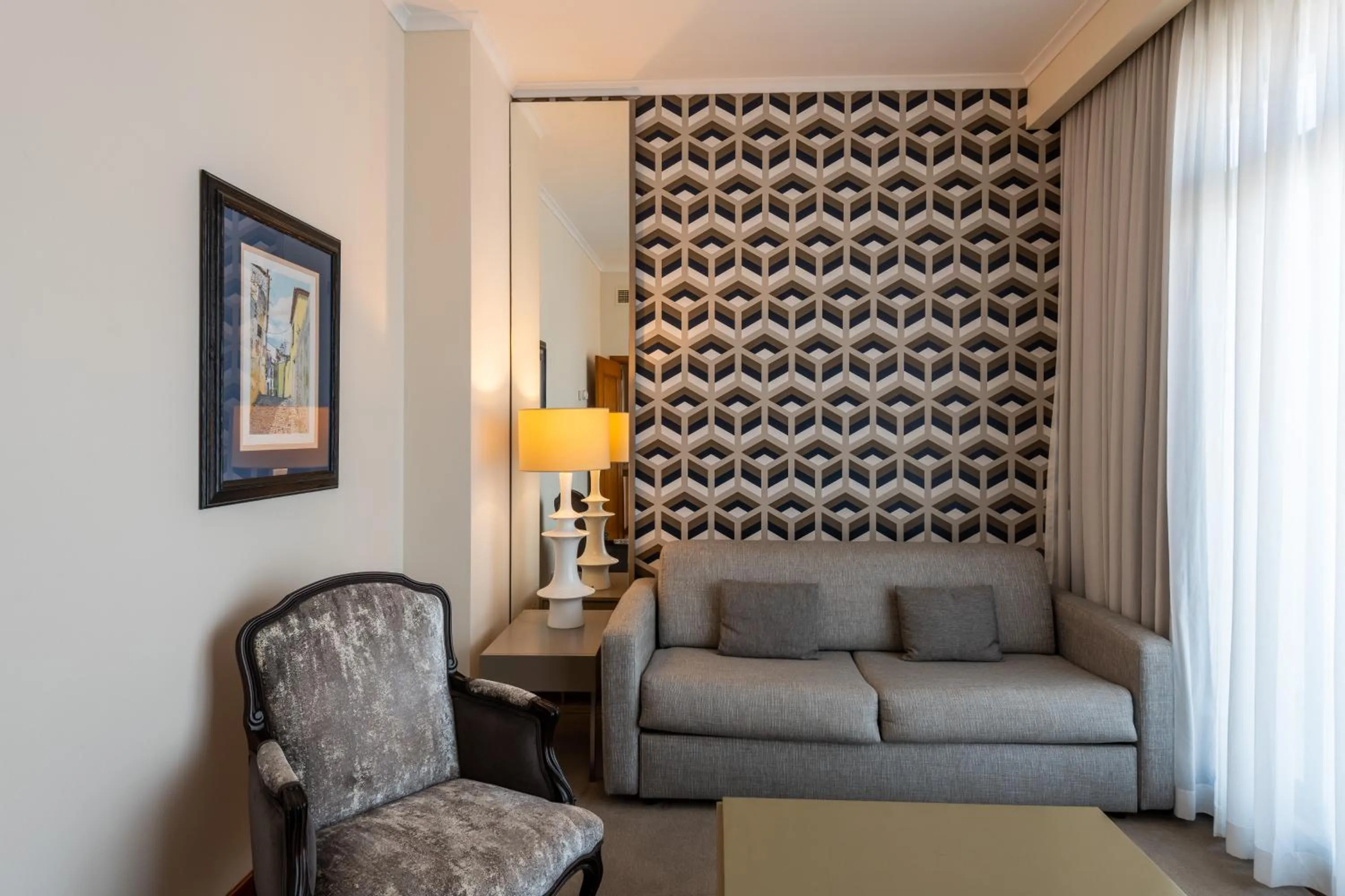 Living room in Hotel Mundial