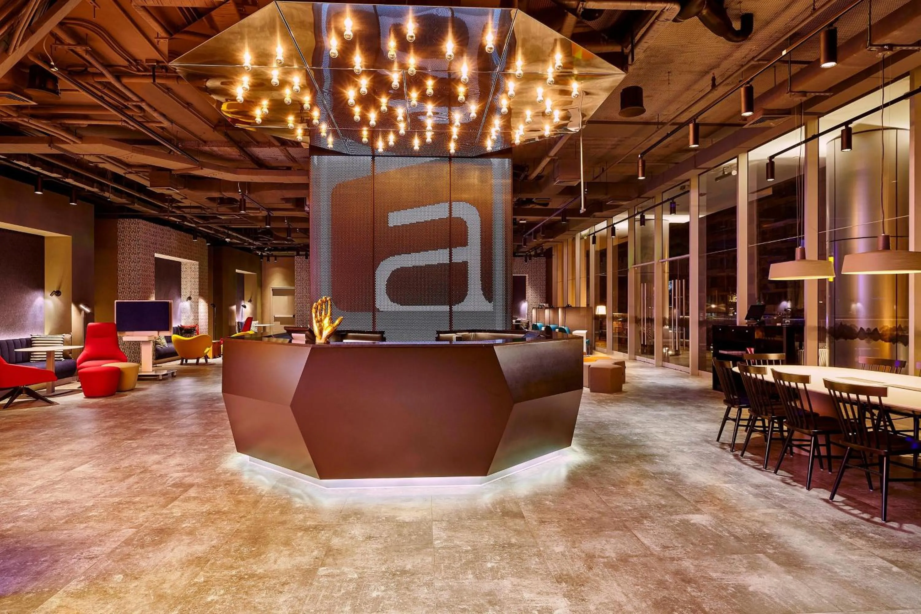 Lobby or reception in Aloft Lima Miraflores