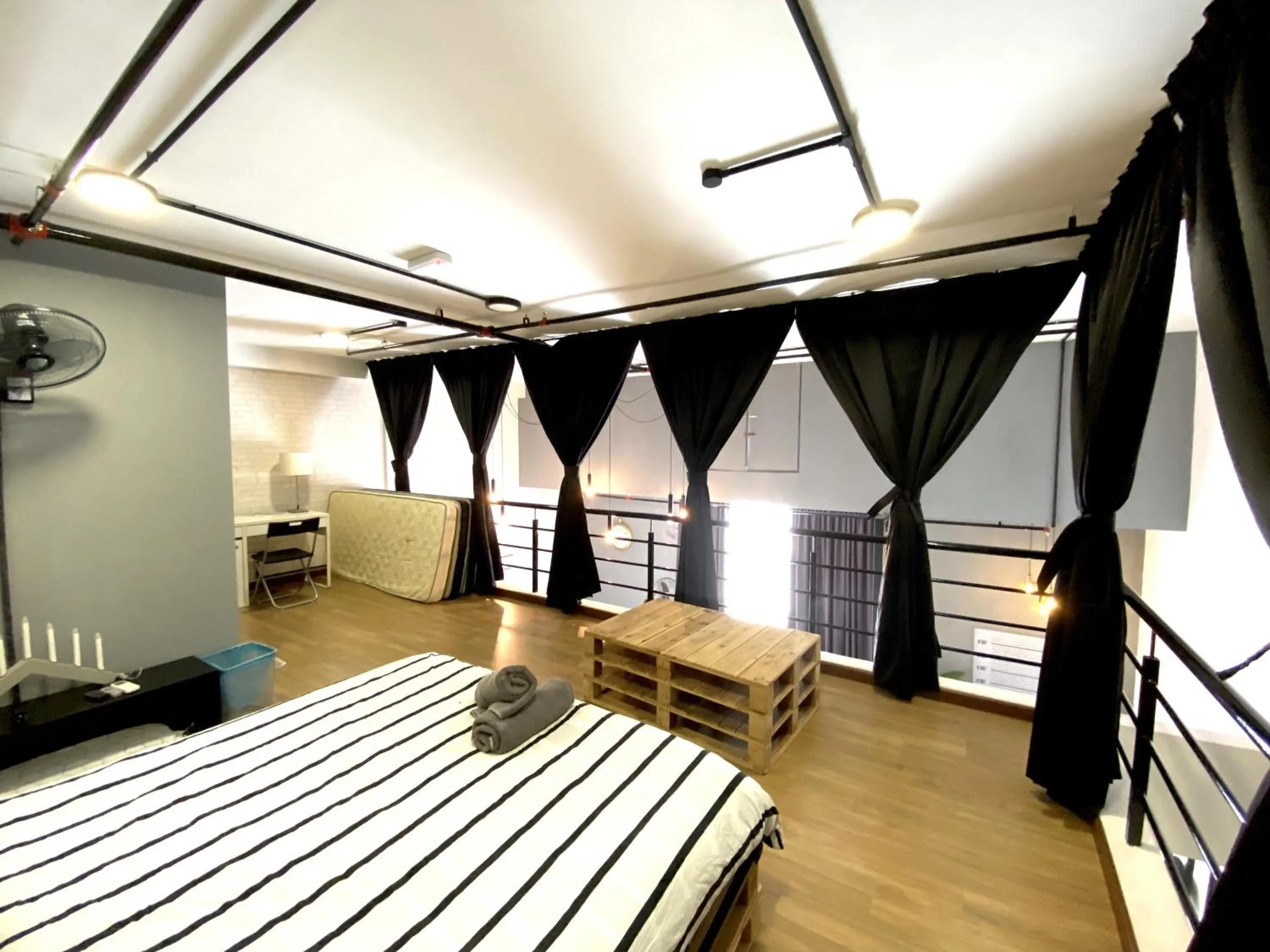 Bed in Escapade Prison Suites Petaling Jaya