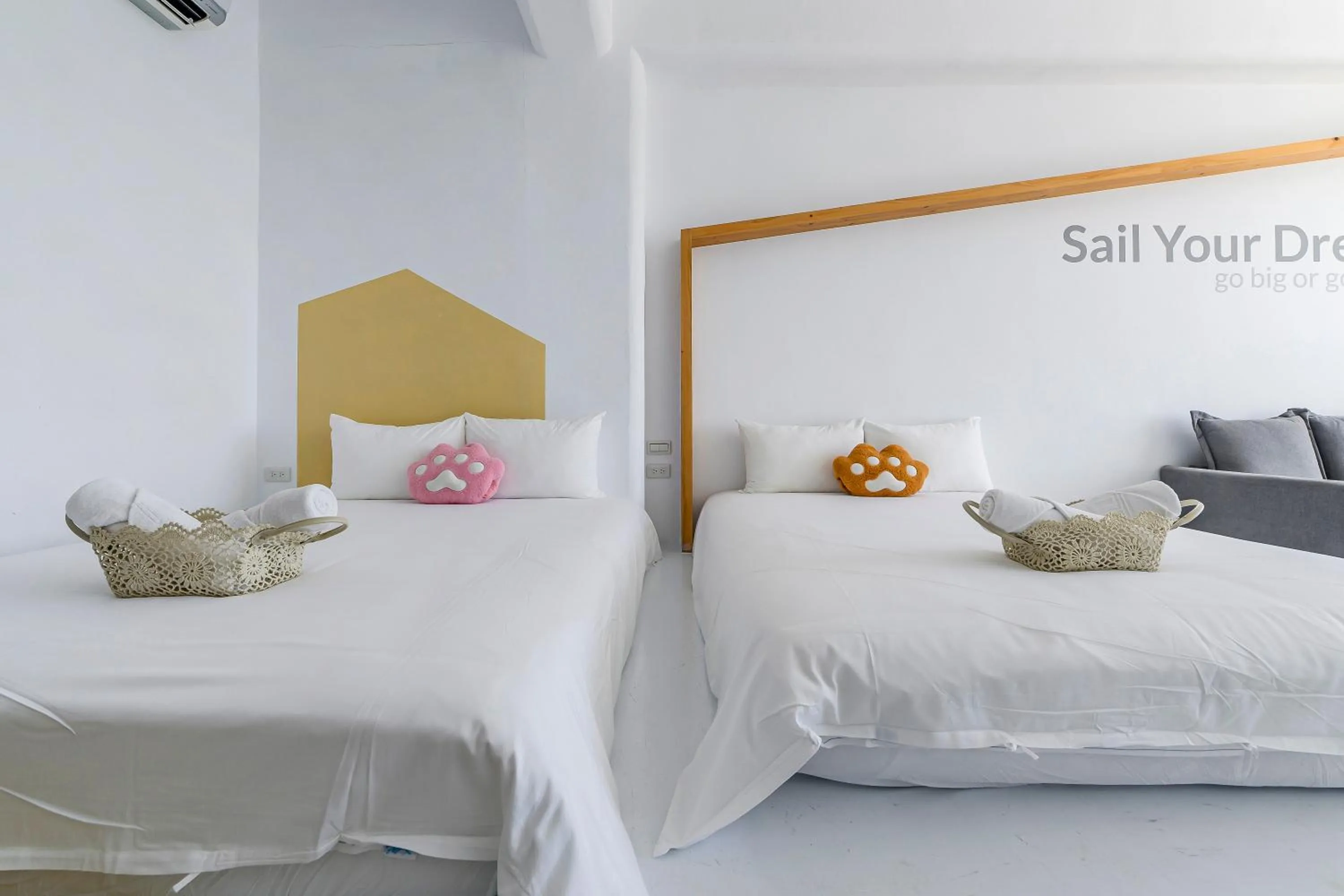 Bed in Cat at Greece