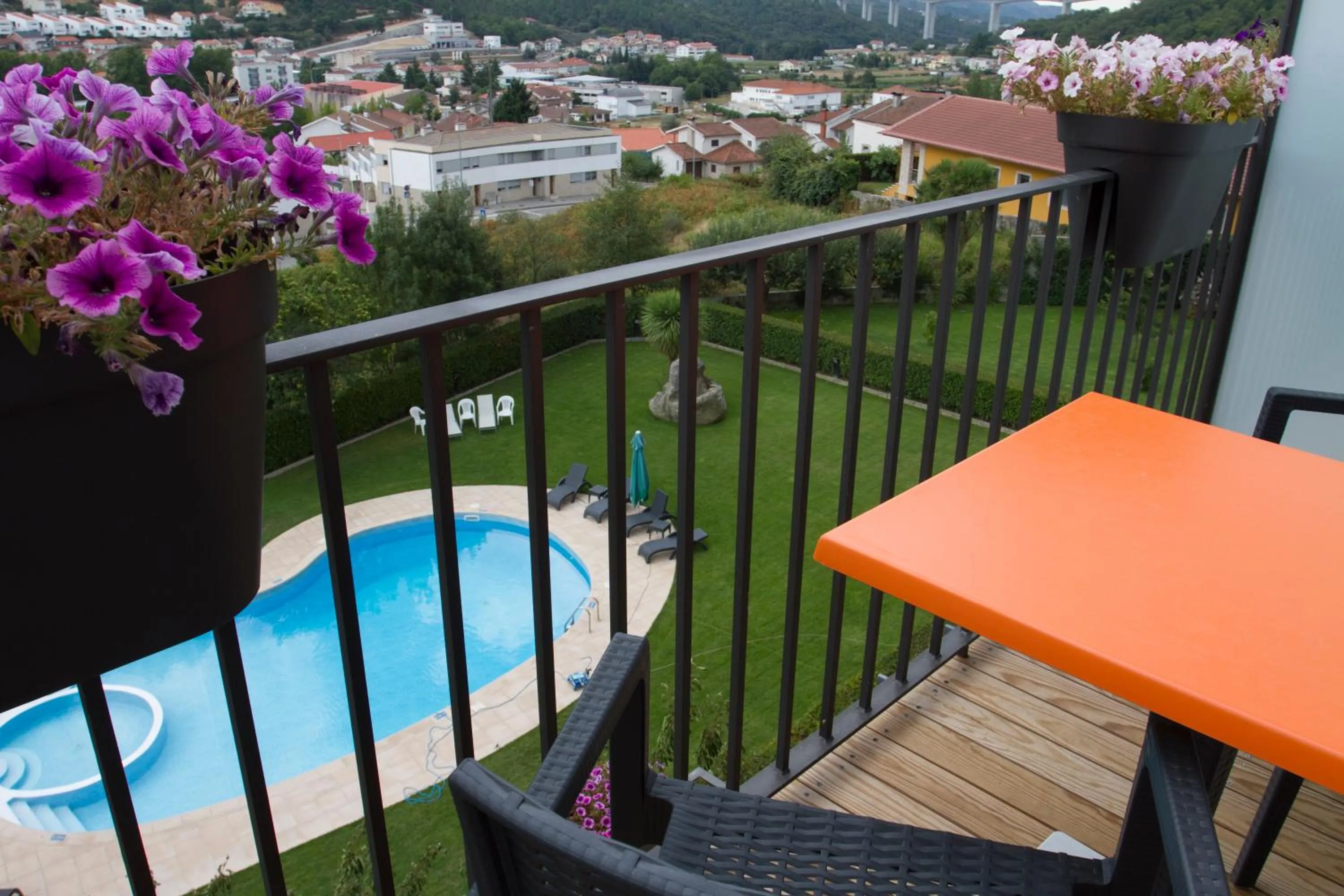 Balcony/Terrace in Hotel Aguiar da Pena