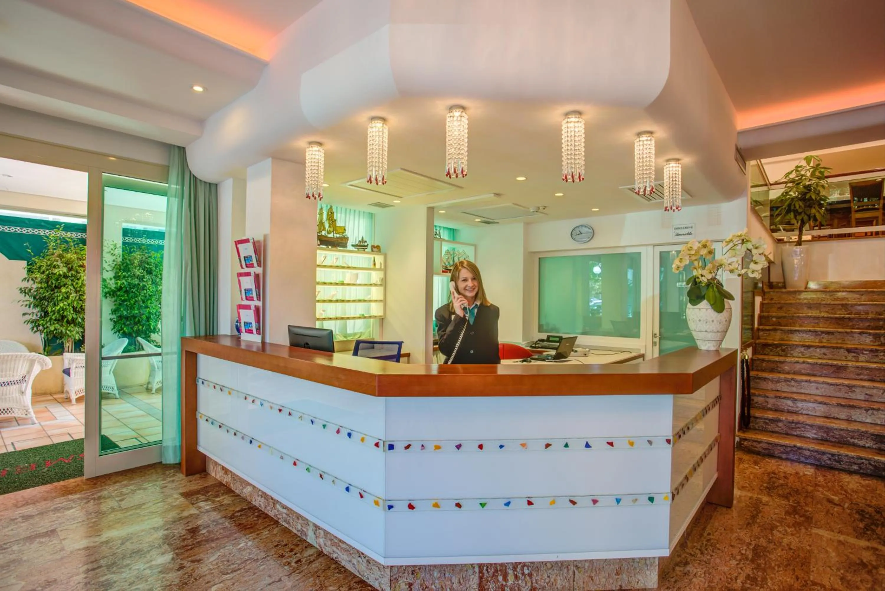 Lobby or reception in Hotel Smeraldo