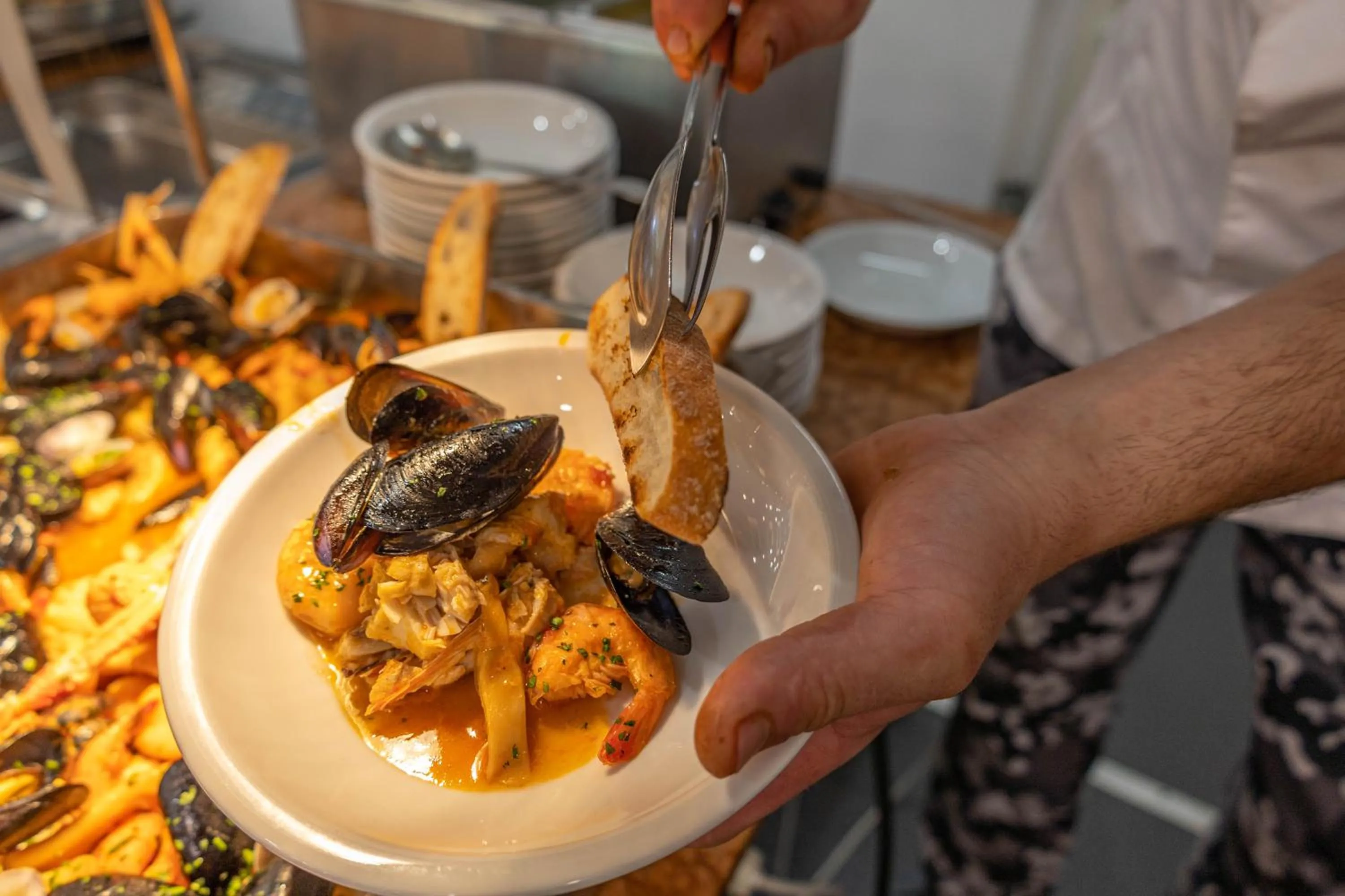 Restaurant/places to eat in Hotel Smeraldo