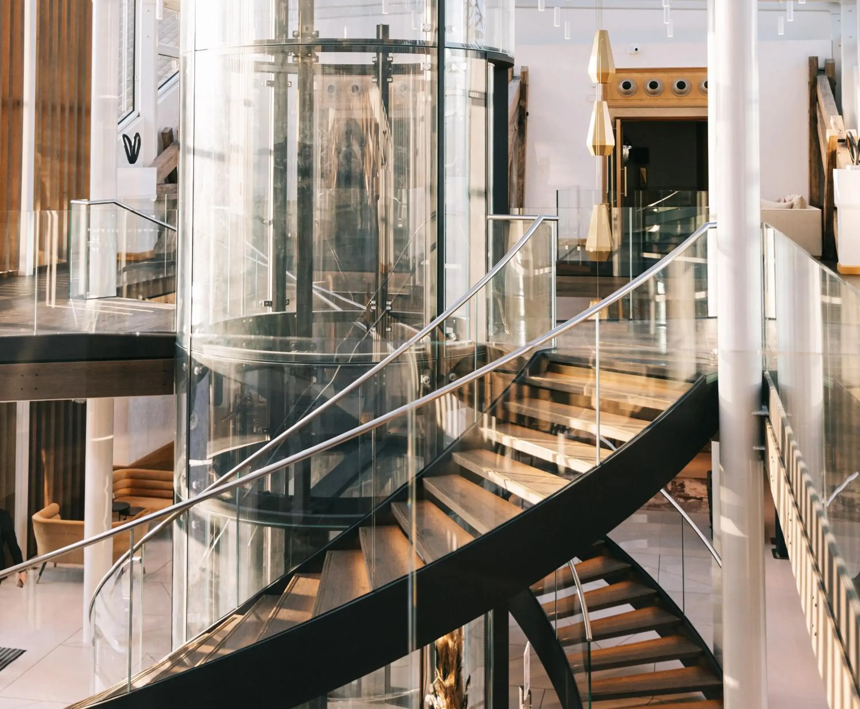 Lobby or reception in Hôtel Chais Monnet & Spa Lobby or reception in Hôtel Chais Monnet & Spa