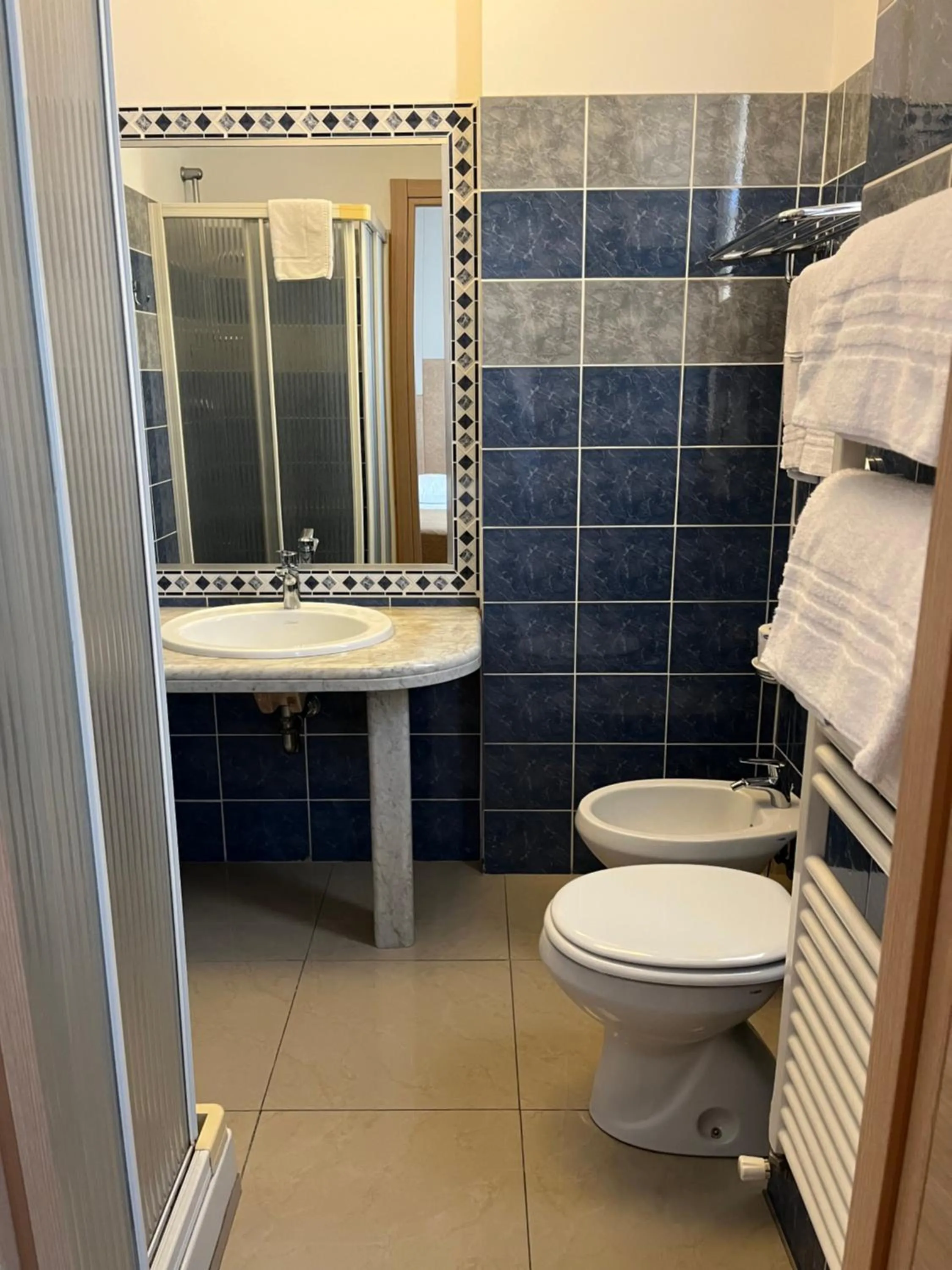 Shower in Hotel Europa Parking