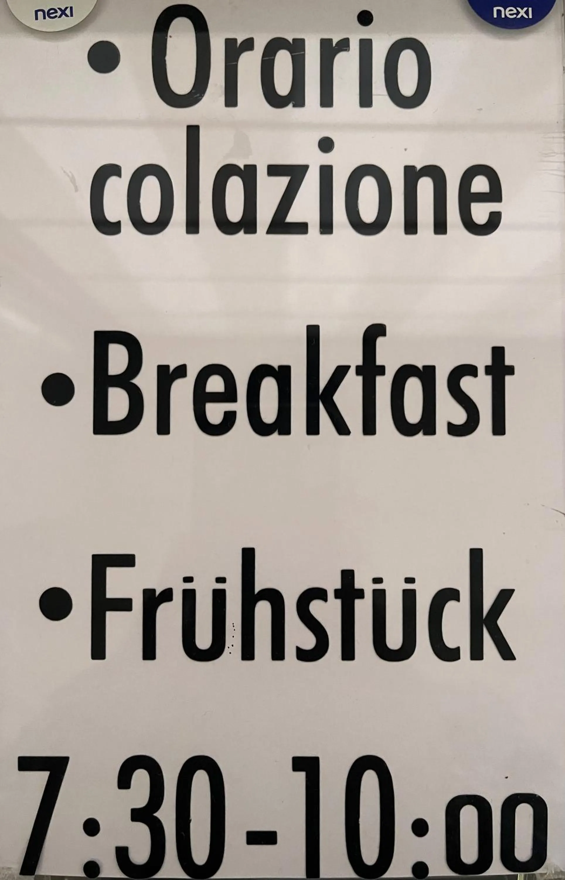 Breakfast in Hotel Europa Parking