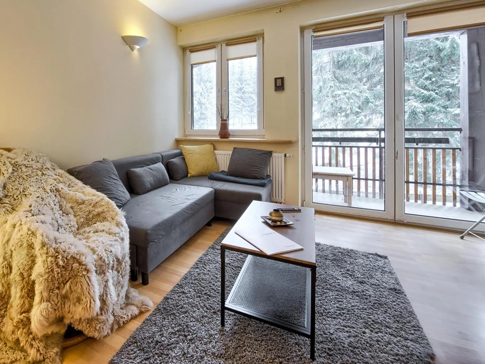 Balcony/Terrace in VisitZakopane - Nosal Apartment