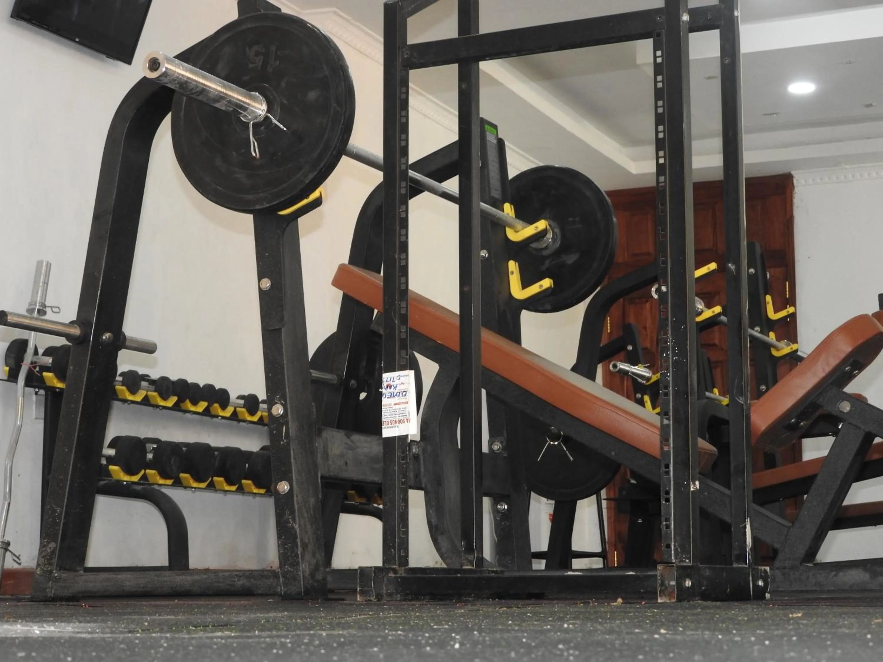 Fitness centre/facilities in Omega Gardens Hotel