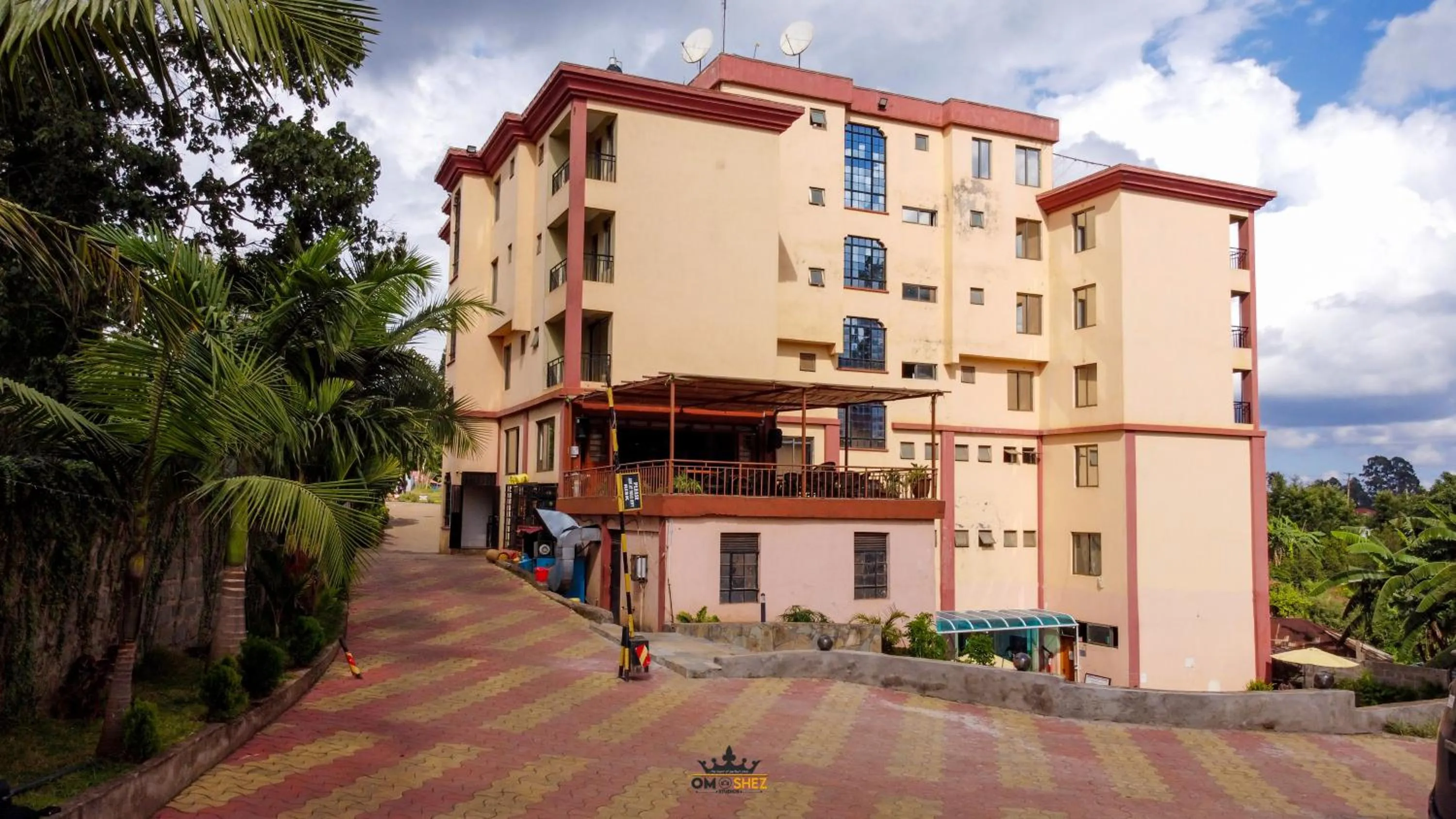 Property building in Omega Gardens Hotel