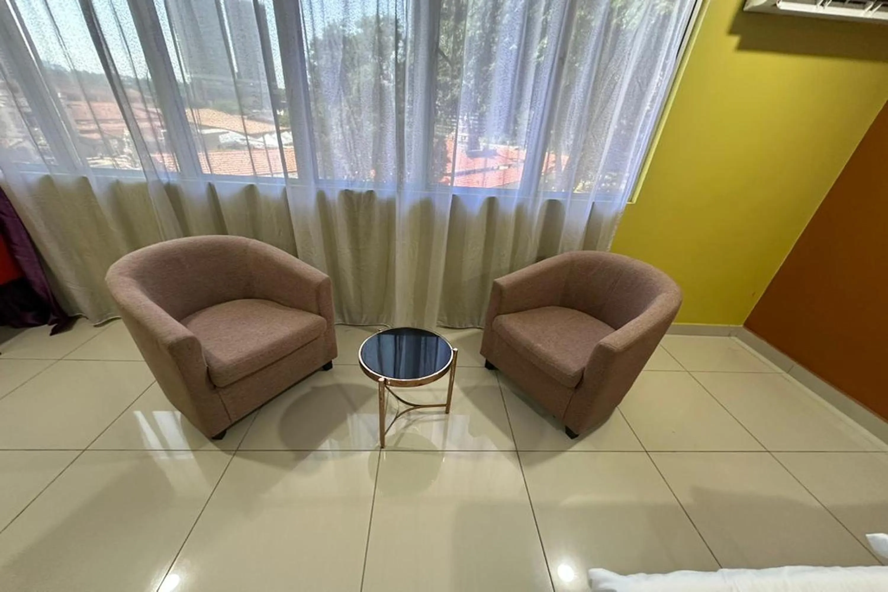 Bedroom in Poorna Hotel