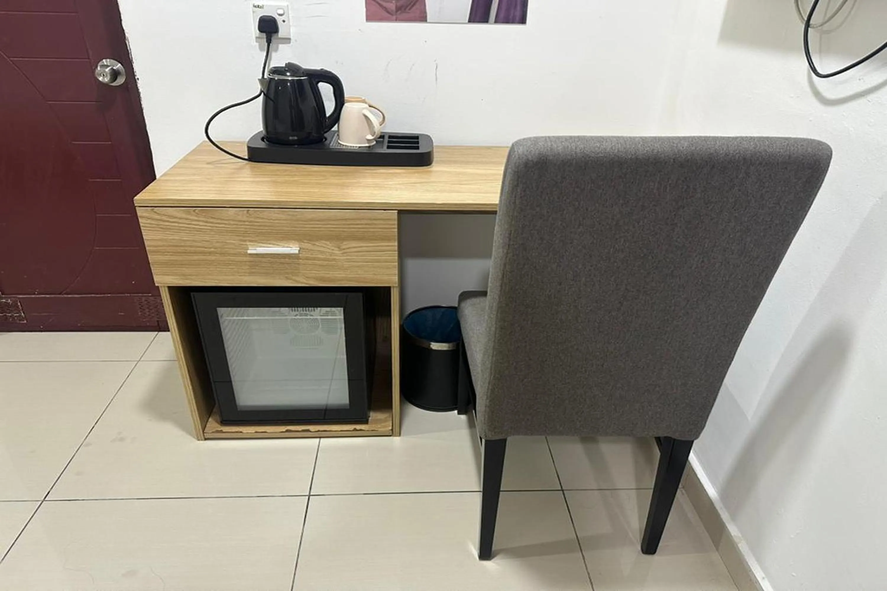 Bedroom in Poorna Hotel