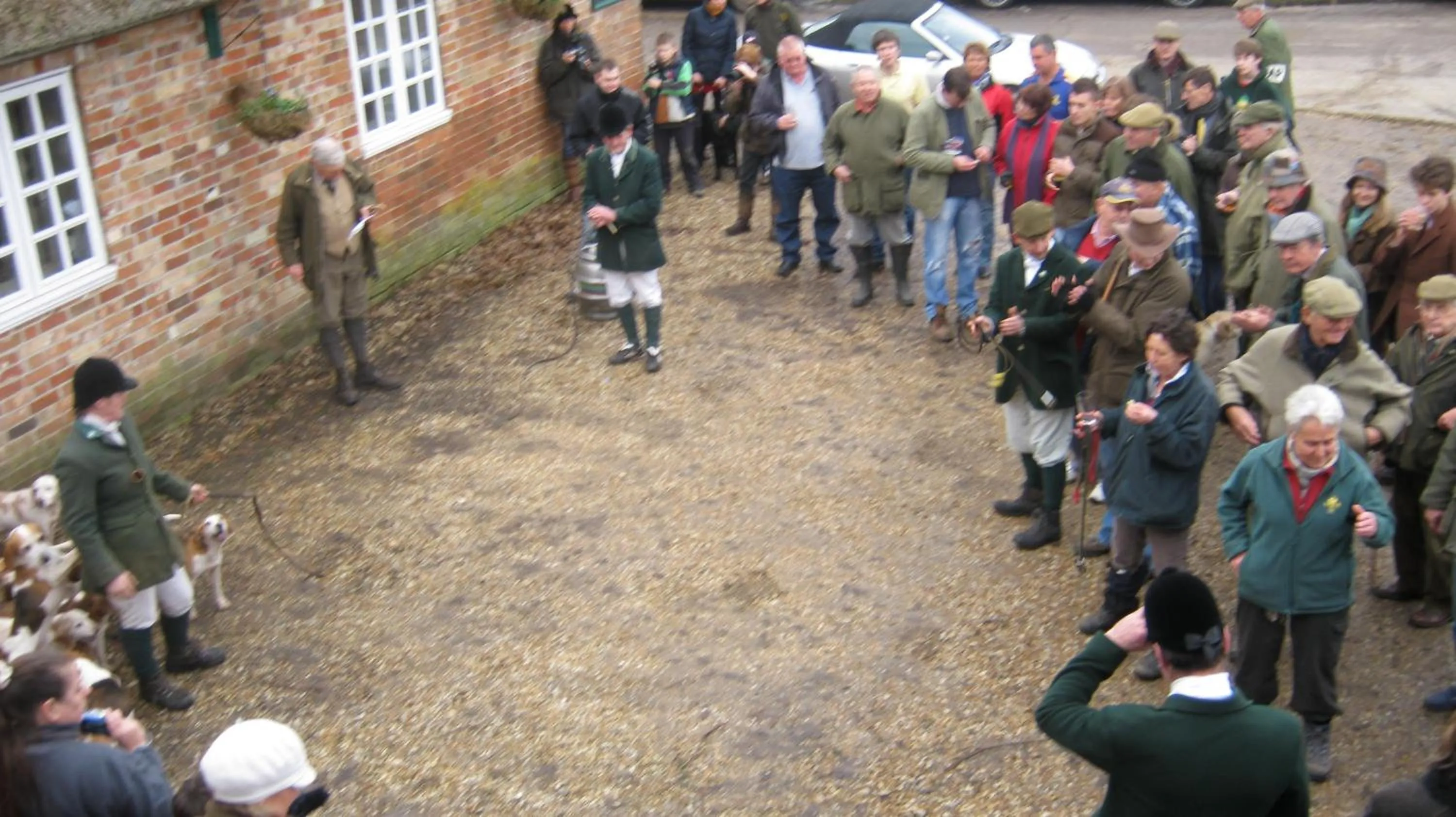 Bird's eye view in Turfcutters Arms