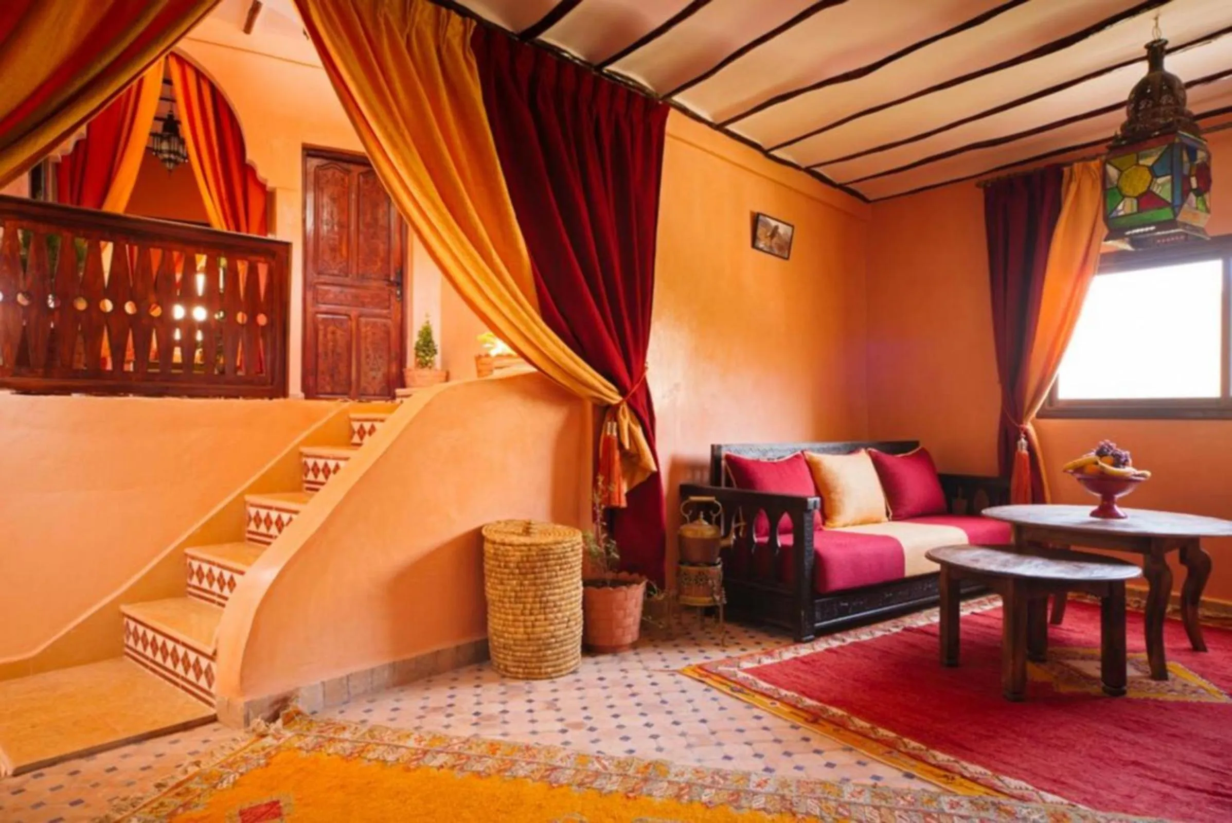 Living room in Riad Atlas Toubkal