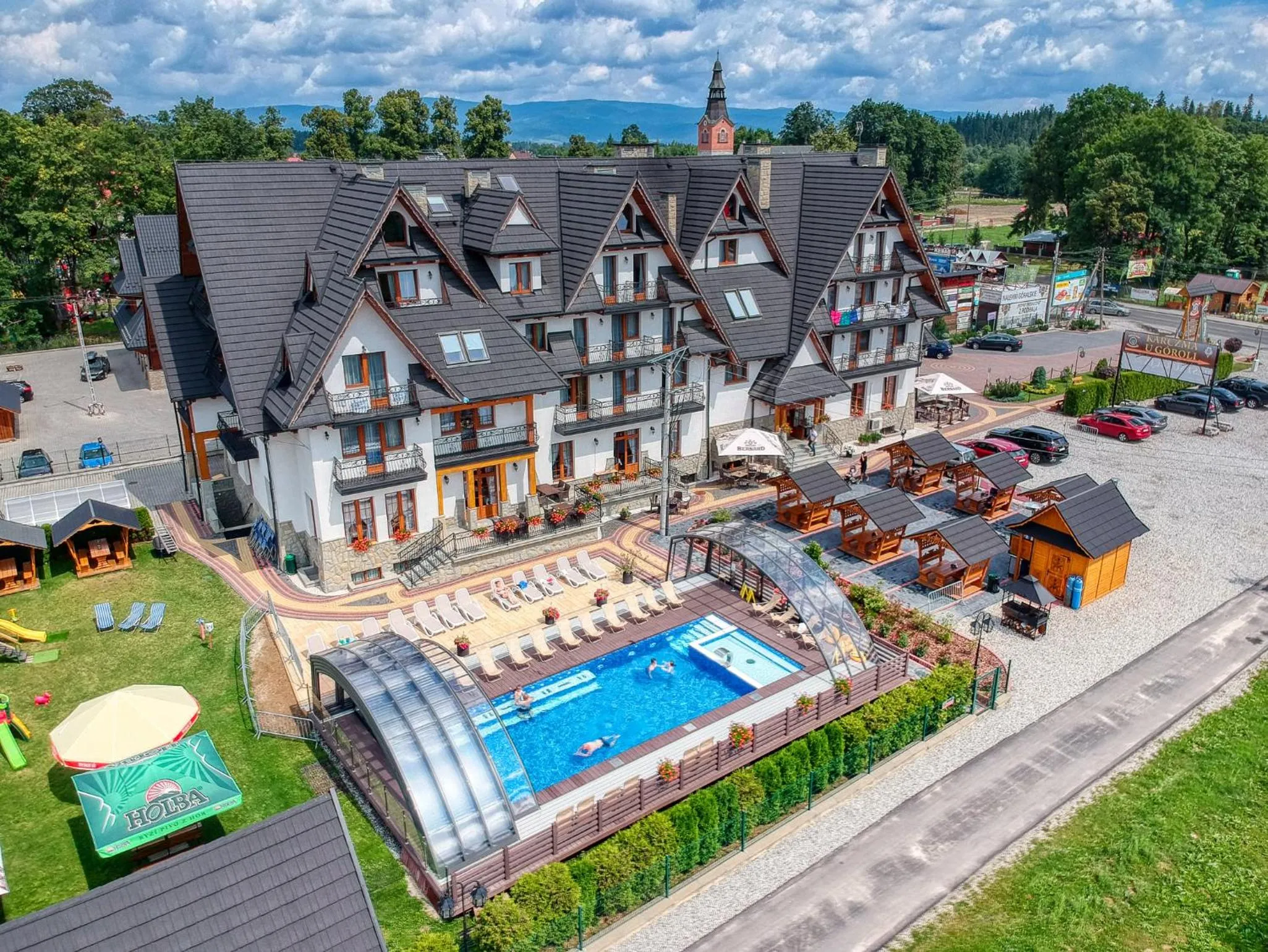 Bird's eye view in Hotel Liptakówka
