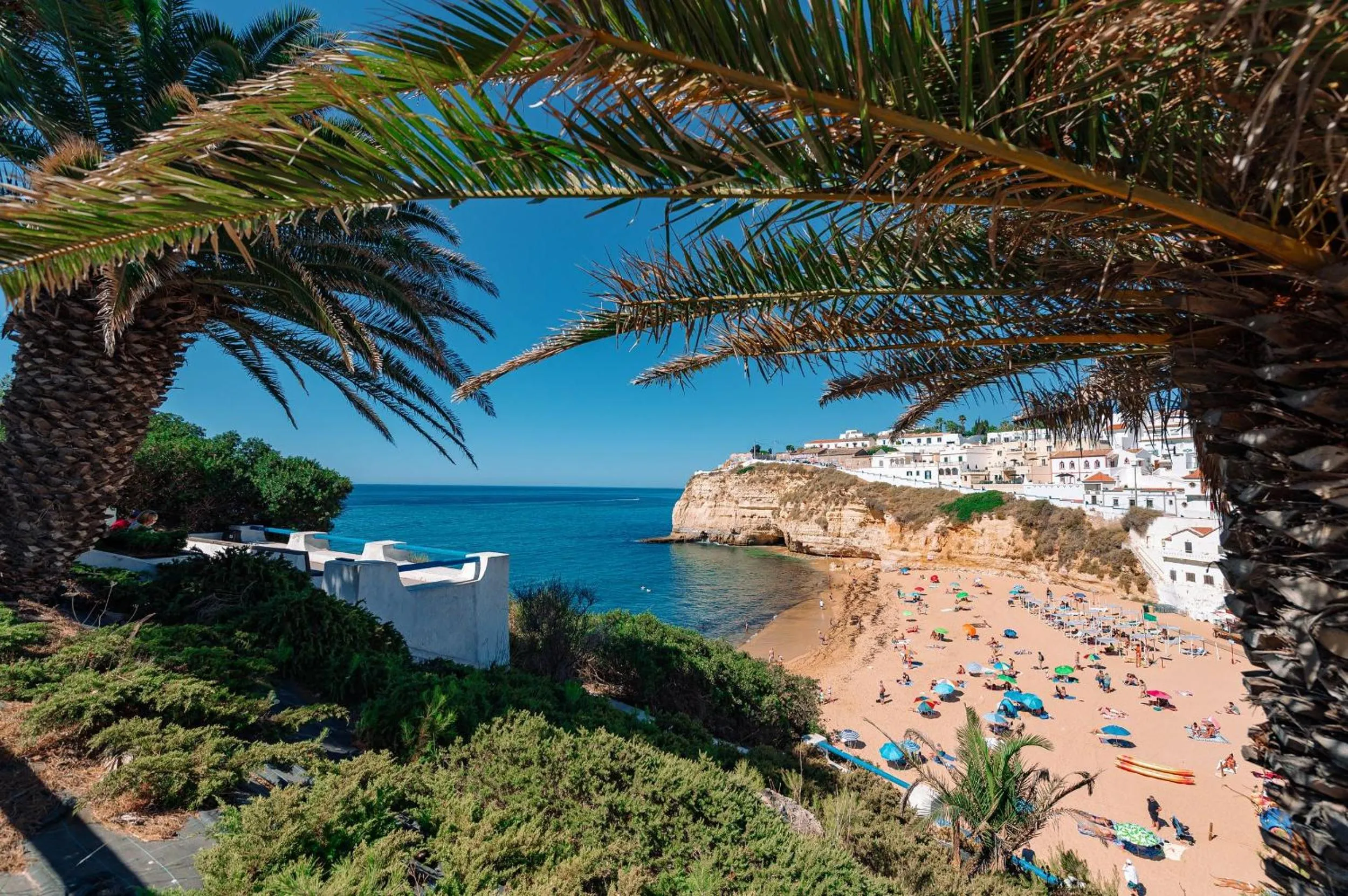 Beach in Hotel Carvoeiro Plaza