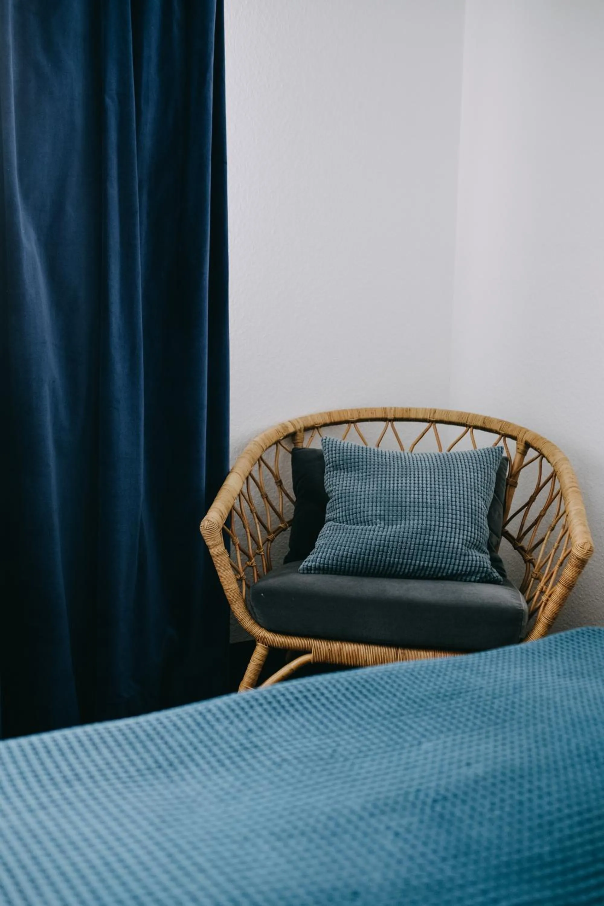 Seating area, Bed in meerzeit Hotel