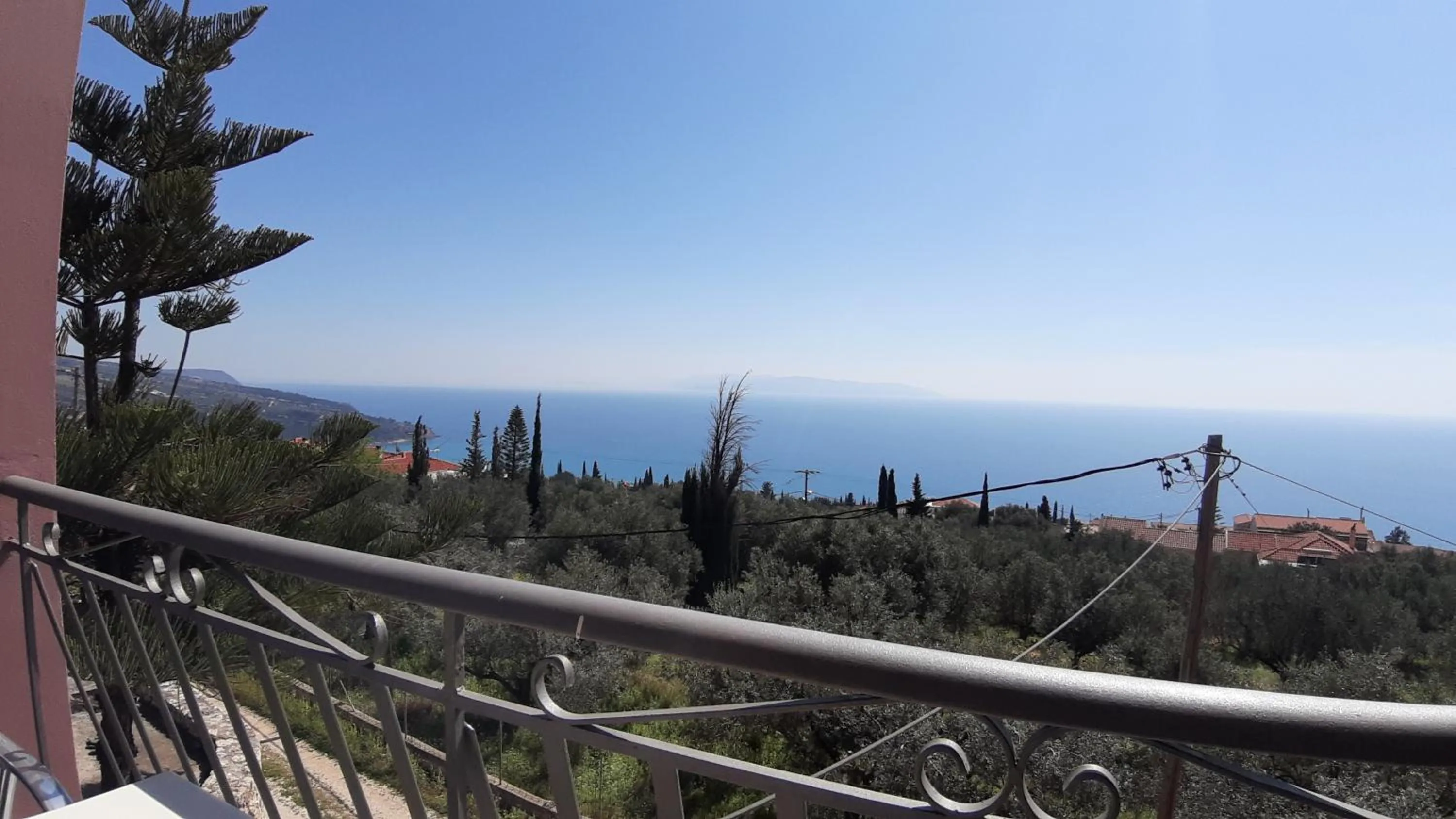 Balcony/Terrace in eleni studios
