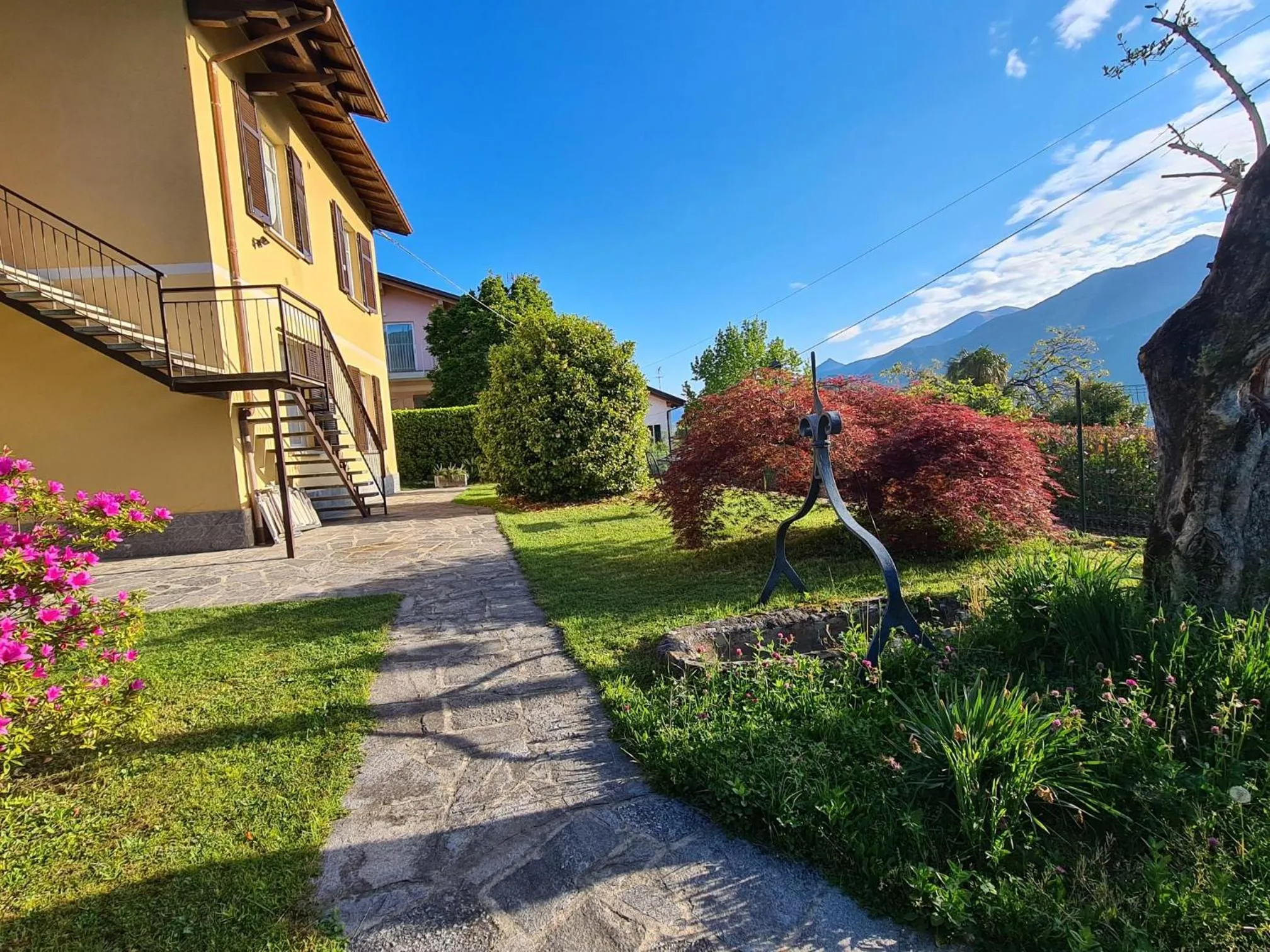 Garden in Appartamenti Casa La Rosa