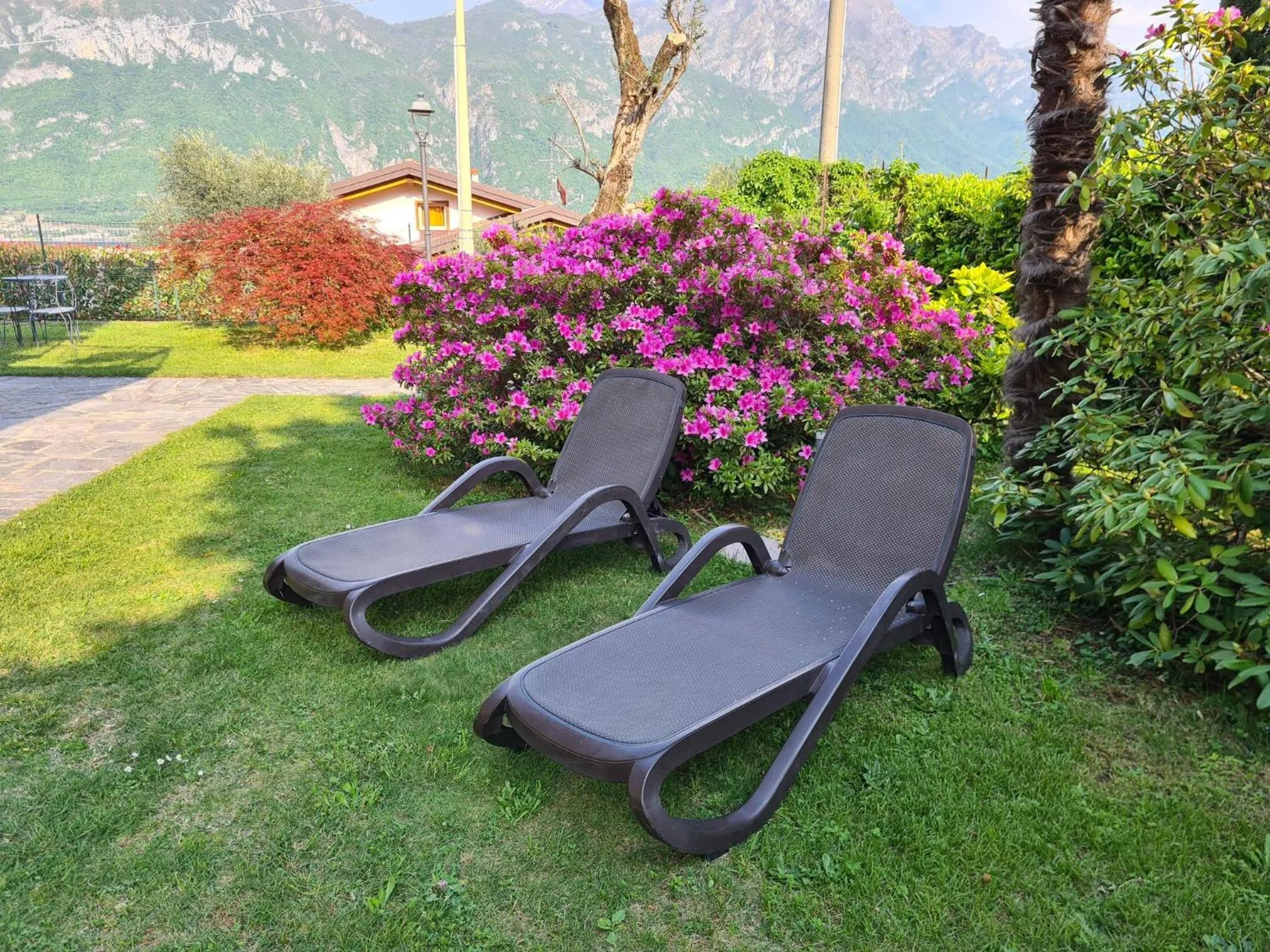 Garden in Appartamenti Casa La Rosa