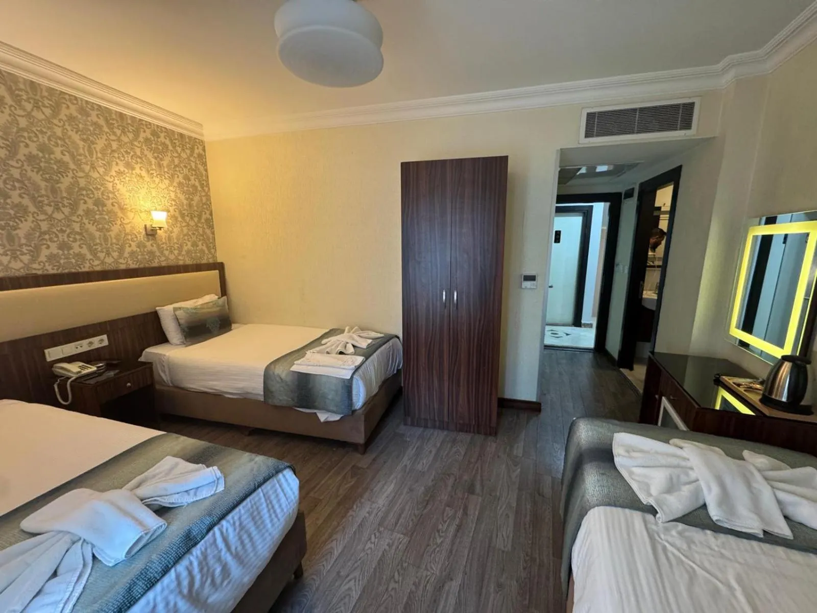 Bed in Hotel Bulvar Istanbul