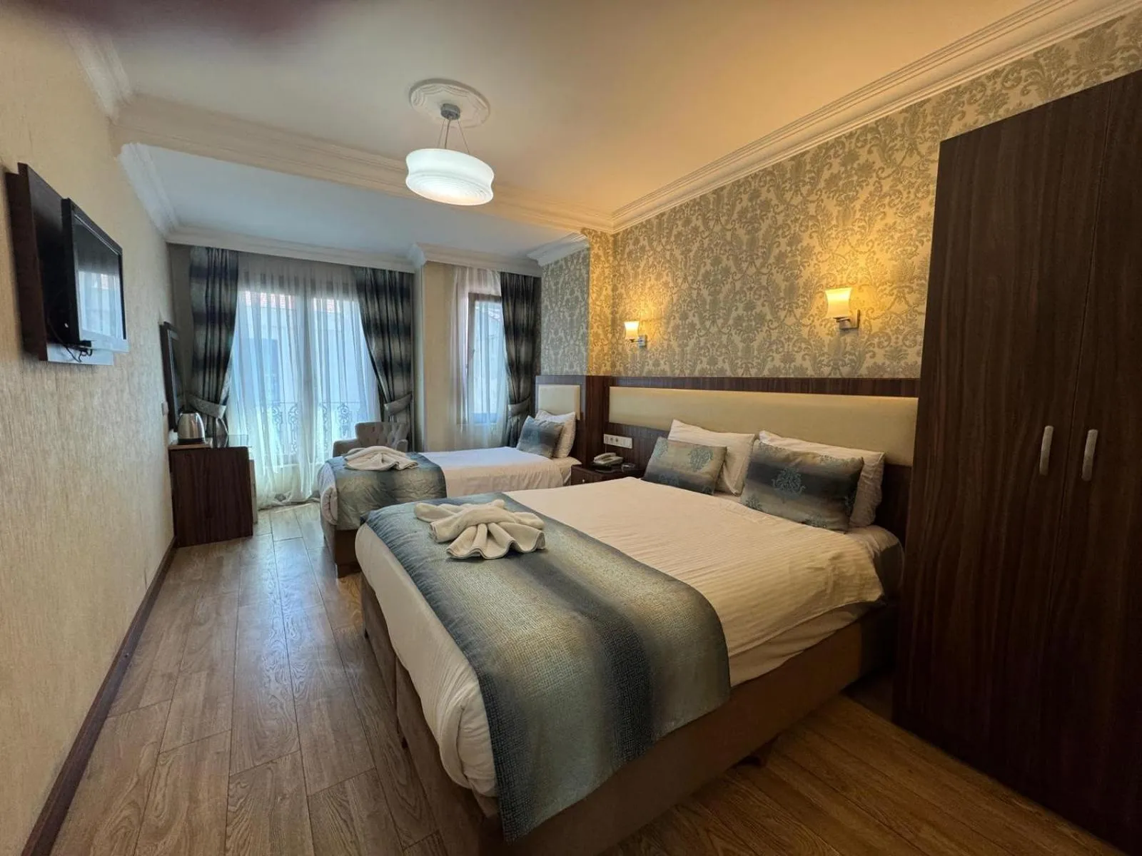 Bed in Hotel Bulvar Istanbul