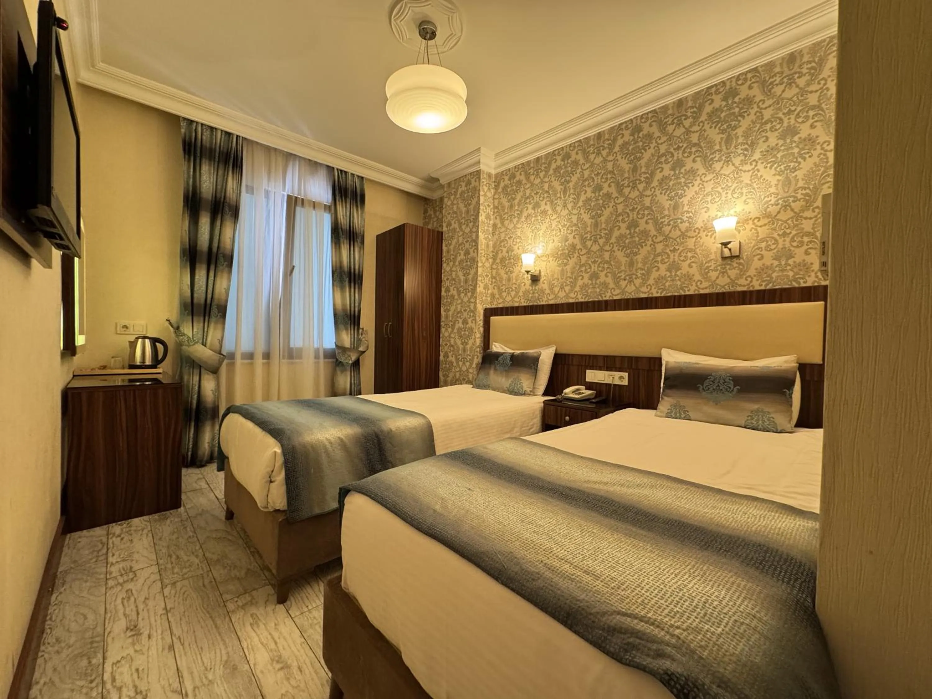 Bed in Hotel Bulvar Istanbul
