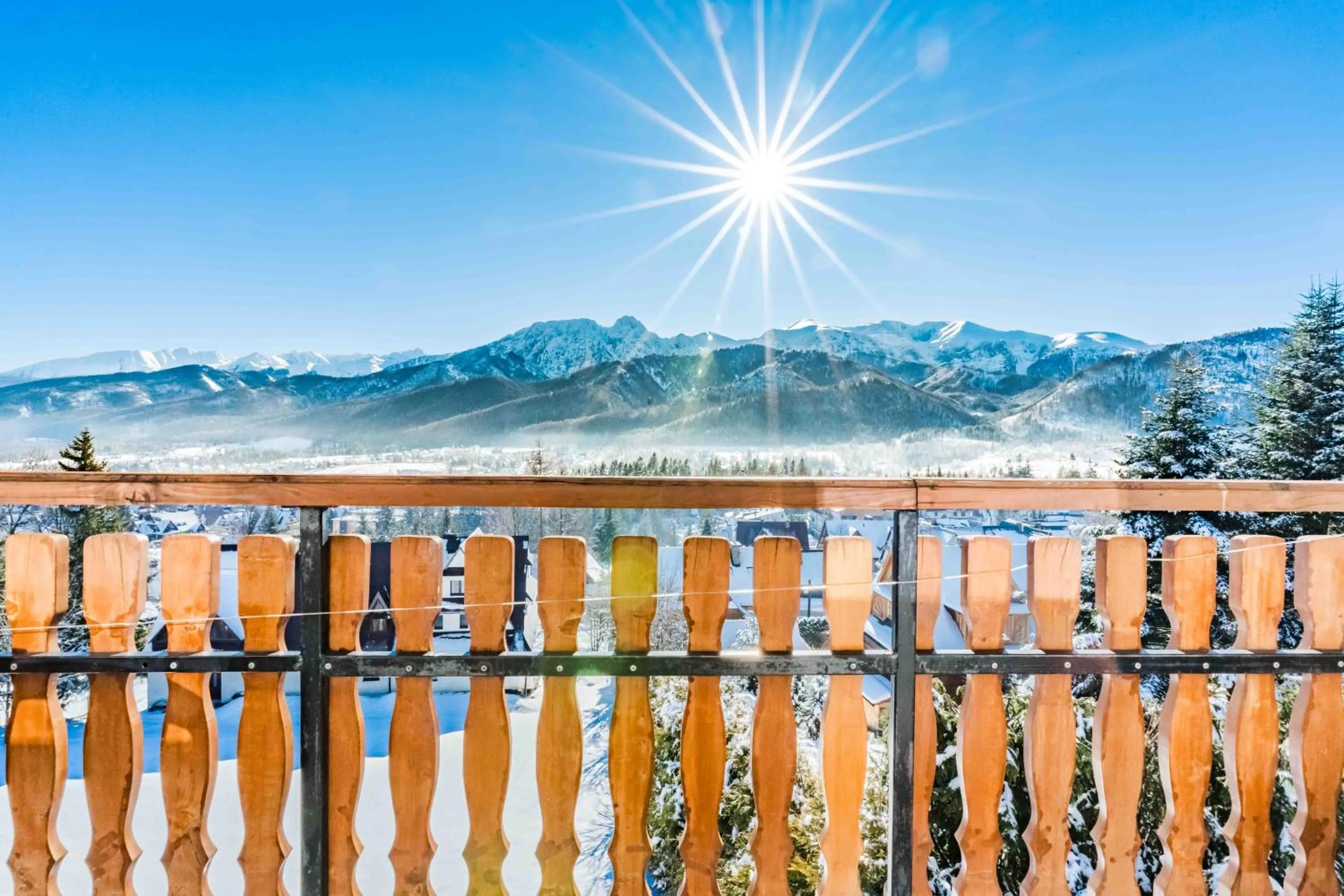 Mountain view in Górski Pałacyk Kompleks obiektów